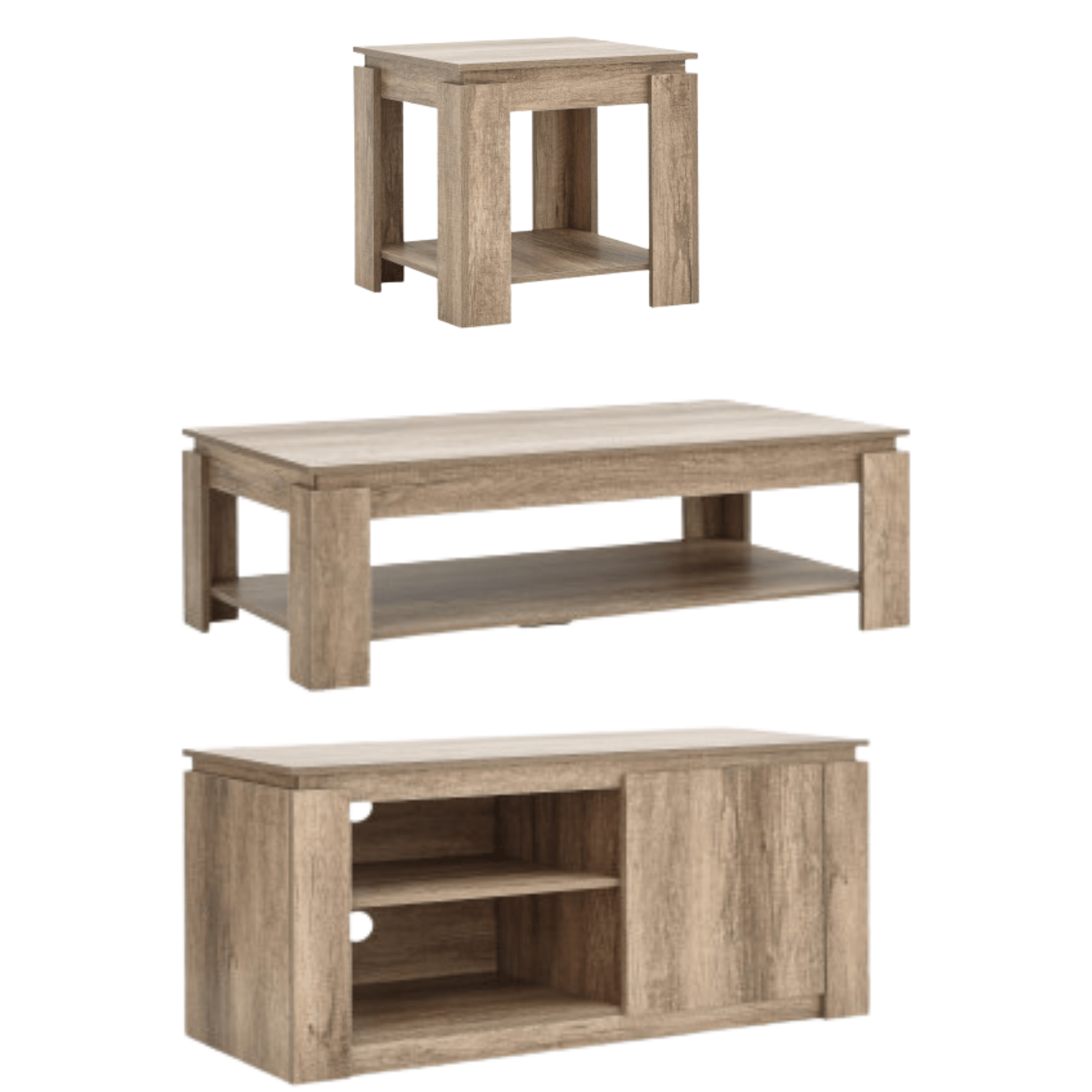 GFW Living Room Set Canyon 3 Piece Living Room Set Bed Kings
