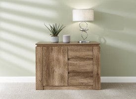 GFW Living Room Set Canyon Oak 4 Piece Living Room Set (Small) Bed Kings