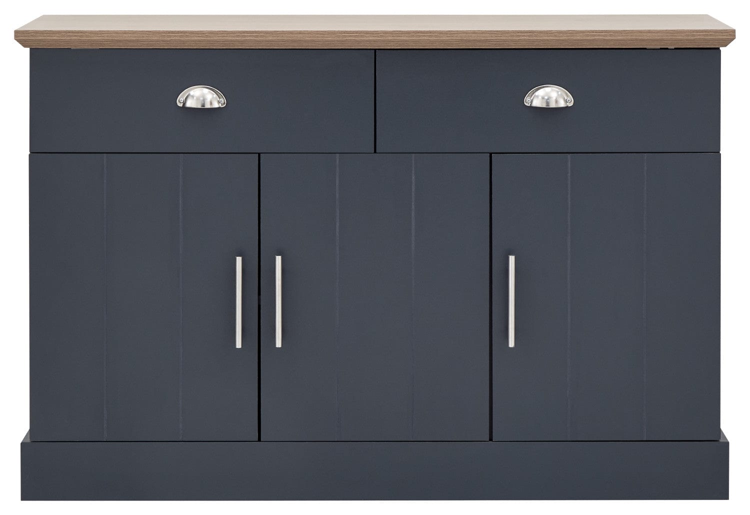 GFW Living Room Set Kendal Large 4 Piece Living Room Set - Slate Blue Bed Kings