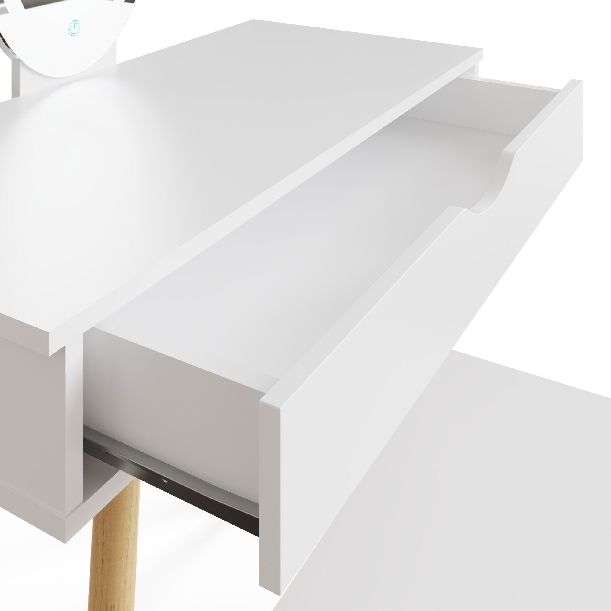 Signy Led Dressing Table With Stool
