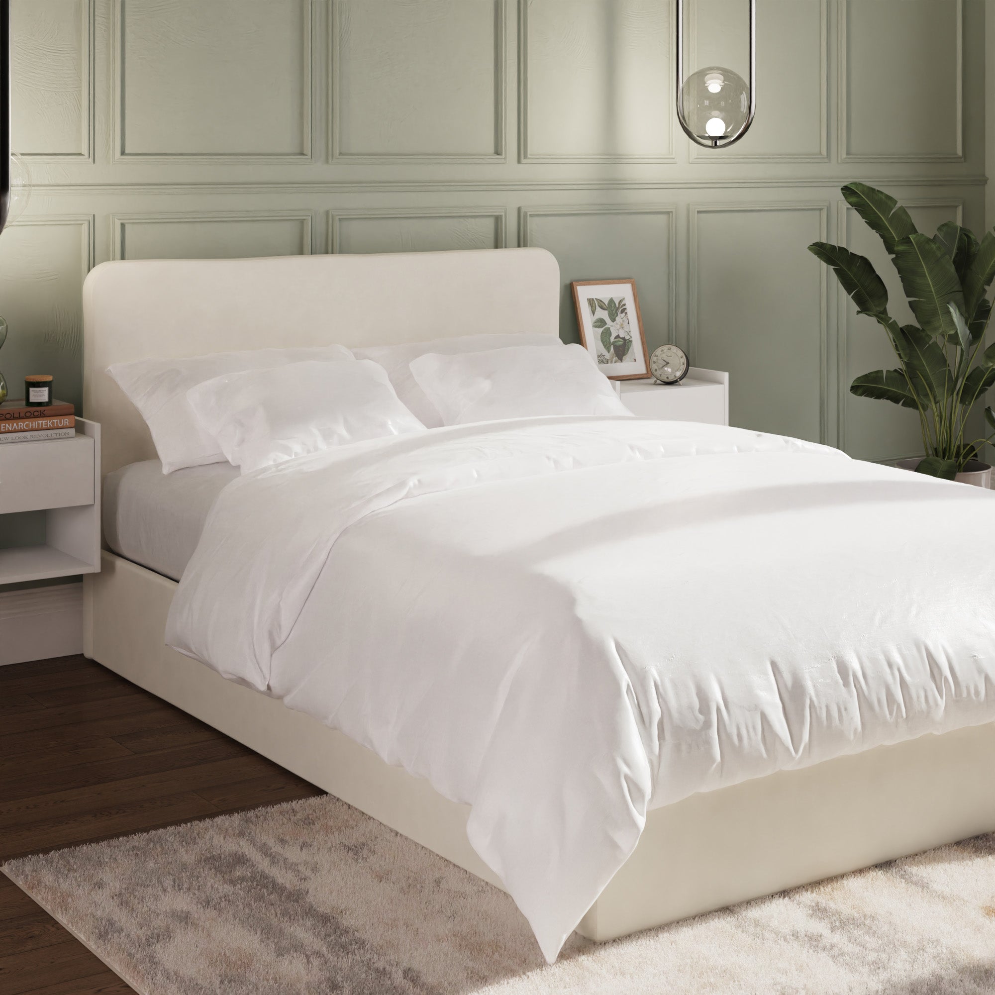 Chiswick Ottoman Bed Frame - Natural