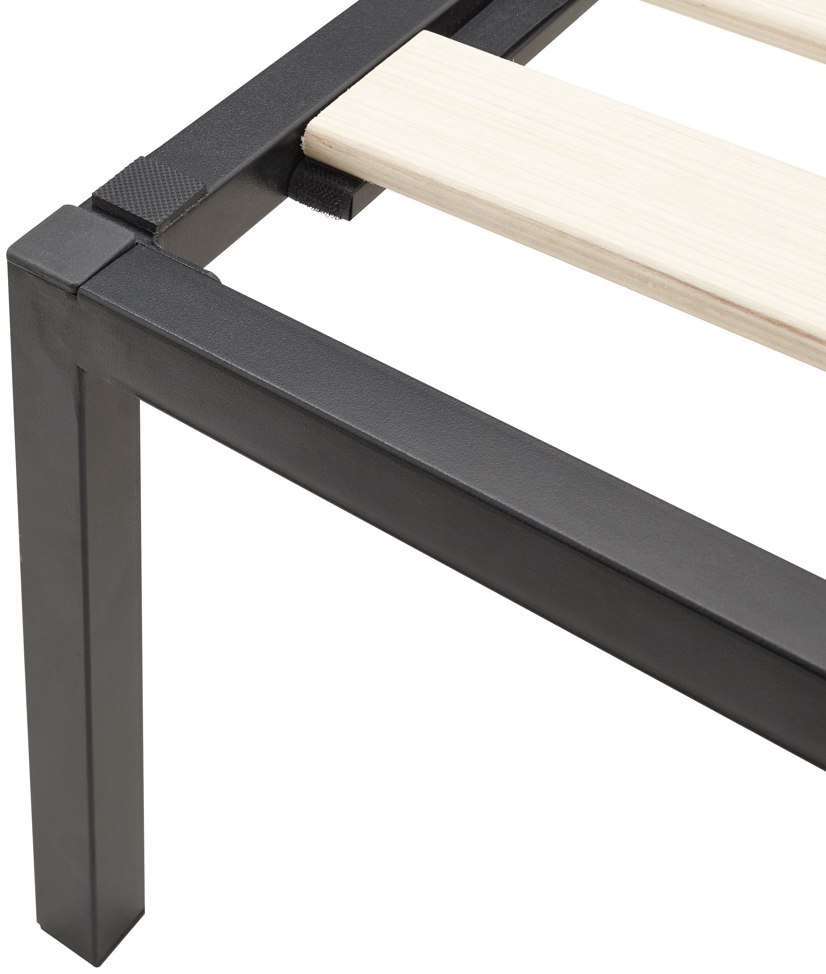 GFW Metal Bed Kore Bed Frame Black - GFW Bed Kings