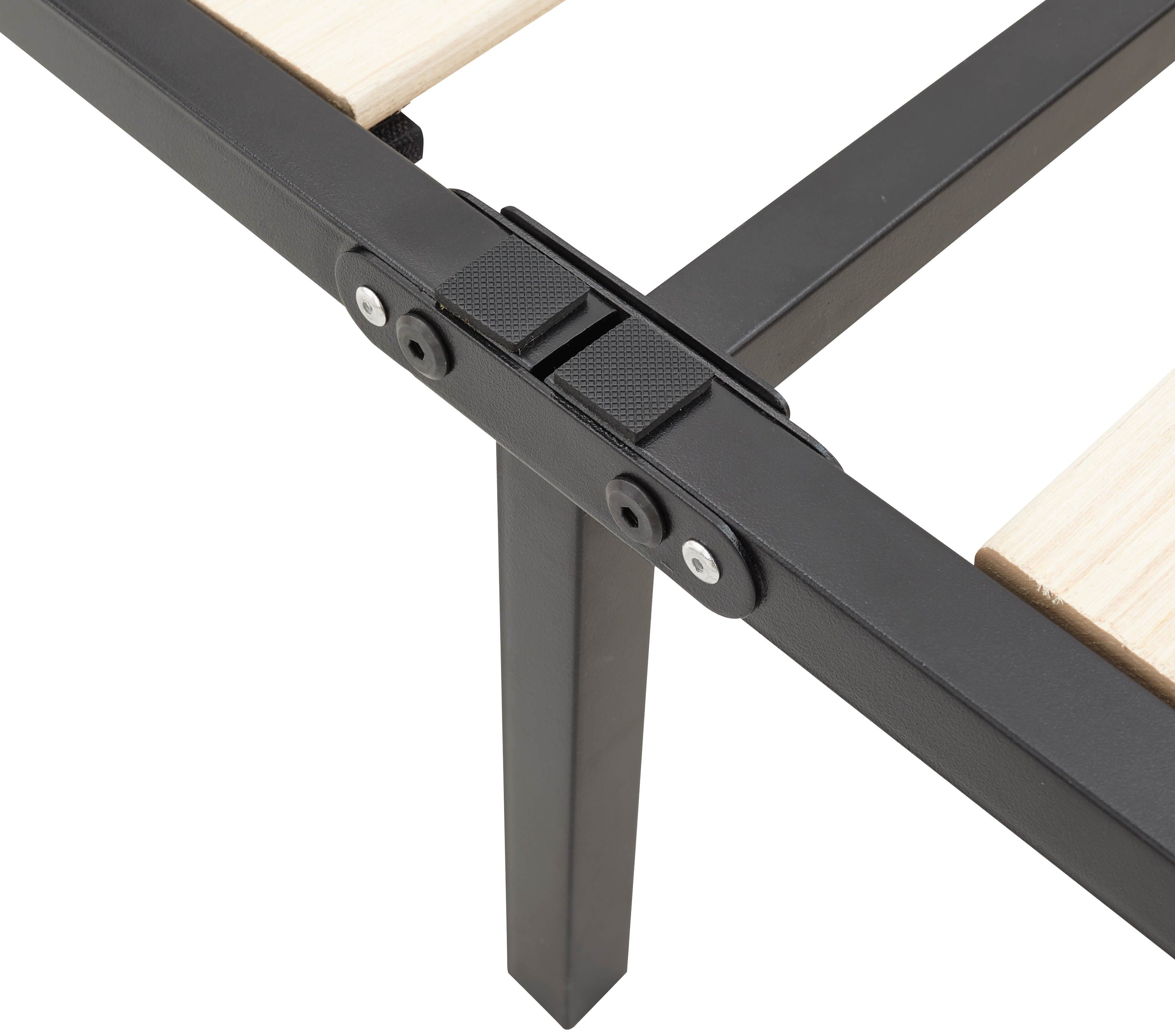 GFW Metal Bed Kore Bed Frame Black - GFW Bed Kings