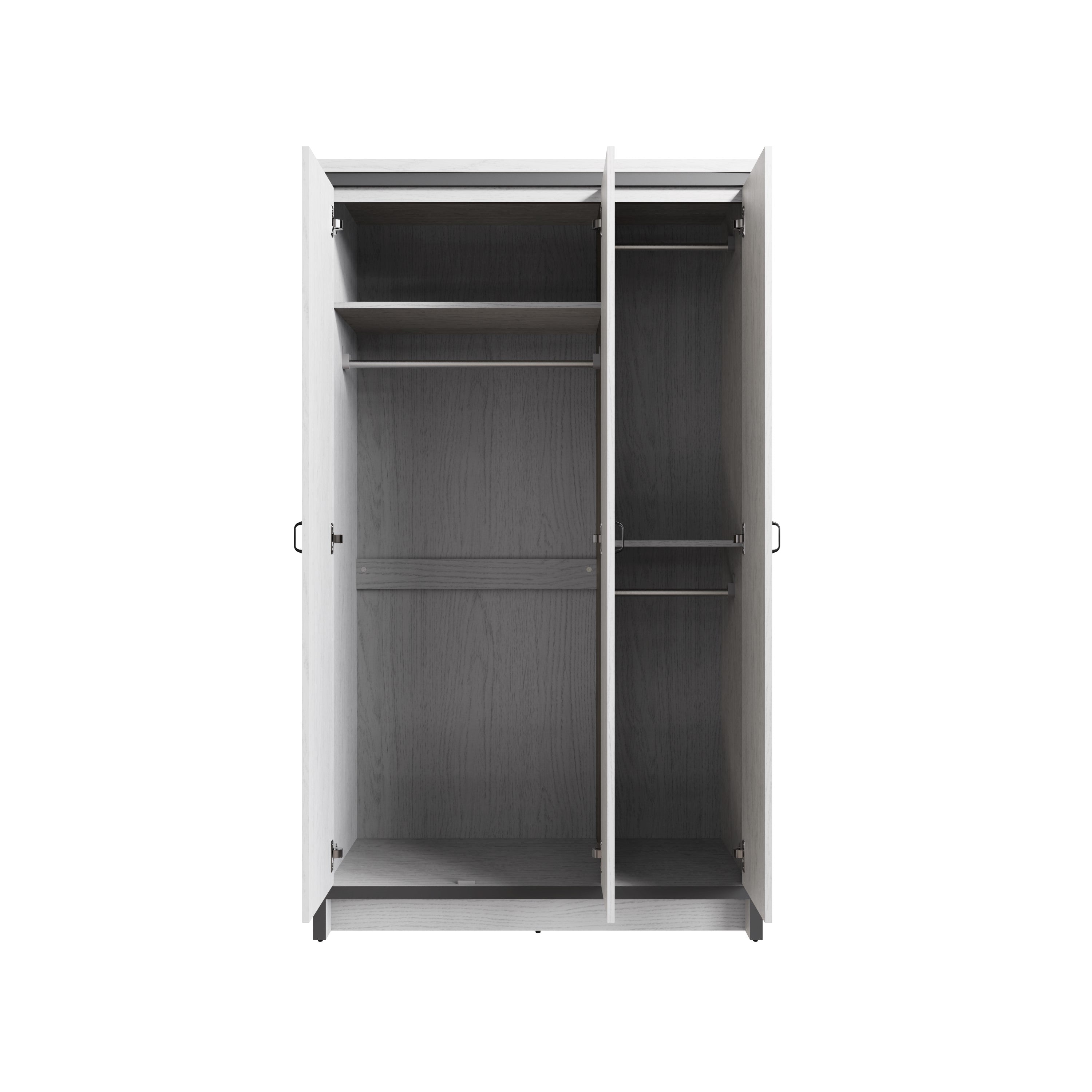 Boston 3 Door Wardrobe White