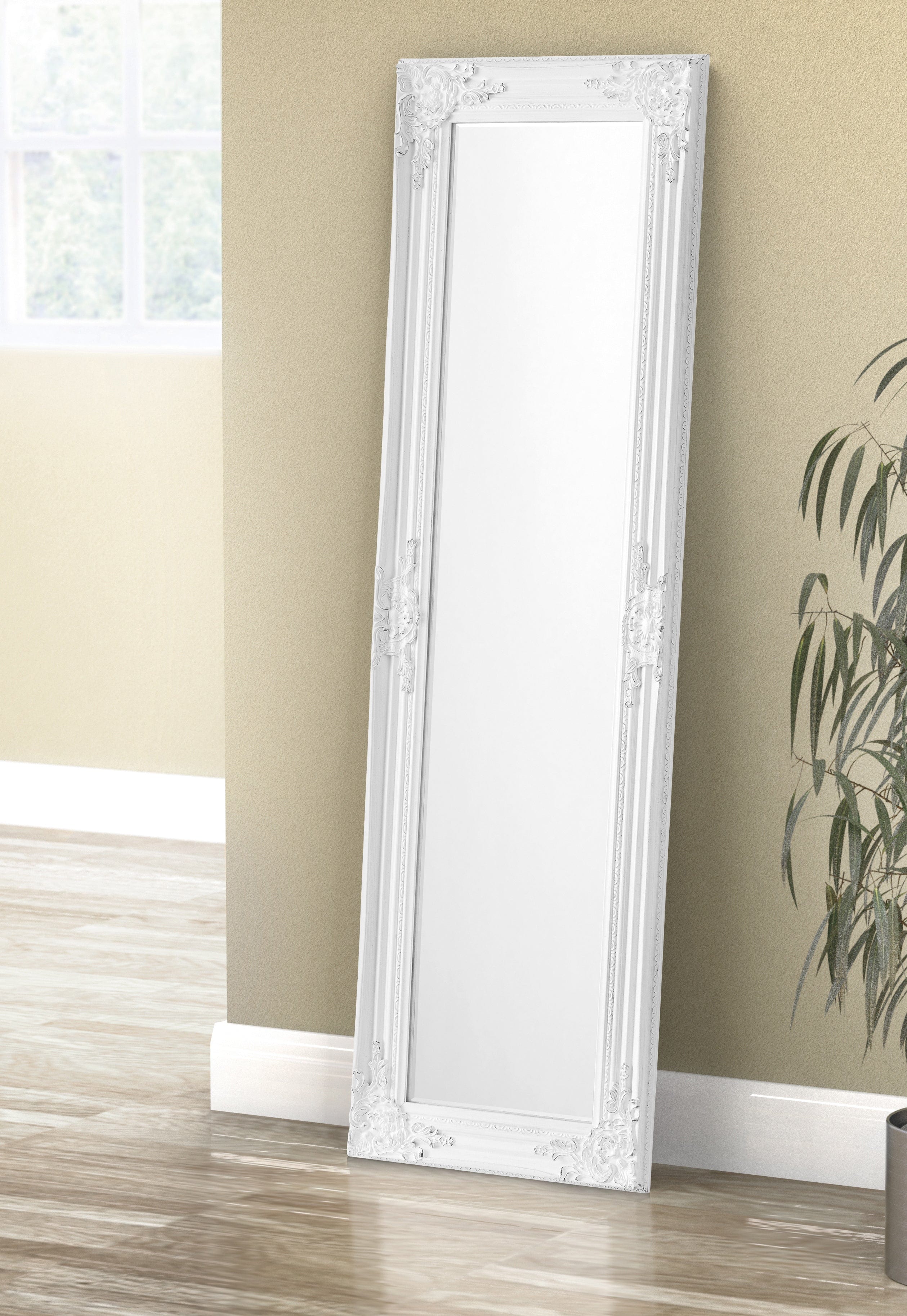 Julian Bowen Mirror Palais White Dress Mirror Bed Kings