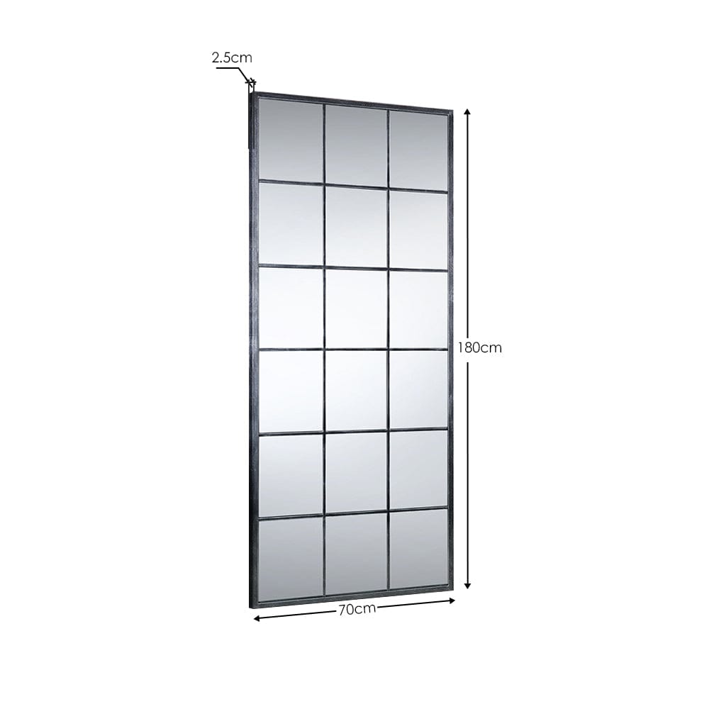 Julian Bowen Mirror Somma Large Window Mirror Bed Kings