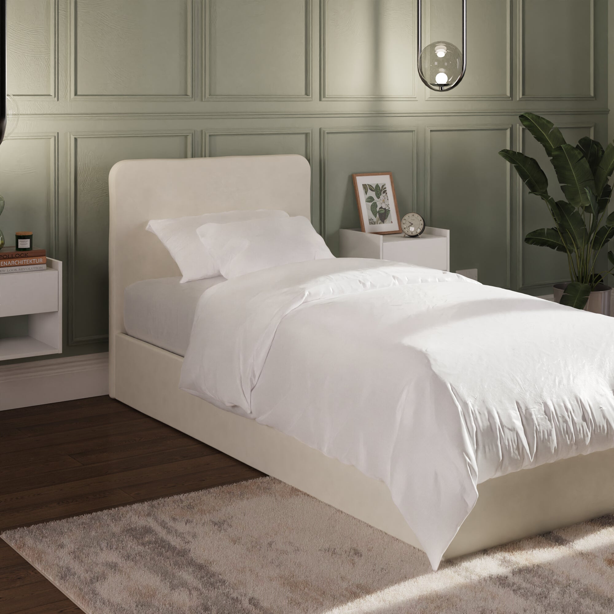 Chiswick Ottoman Bed Frame - Natural