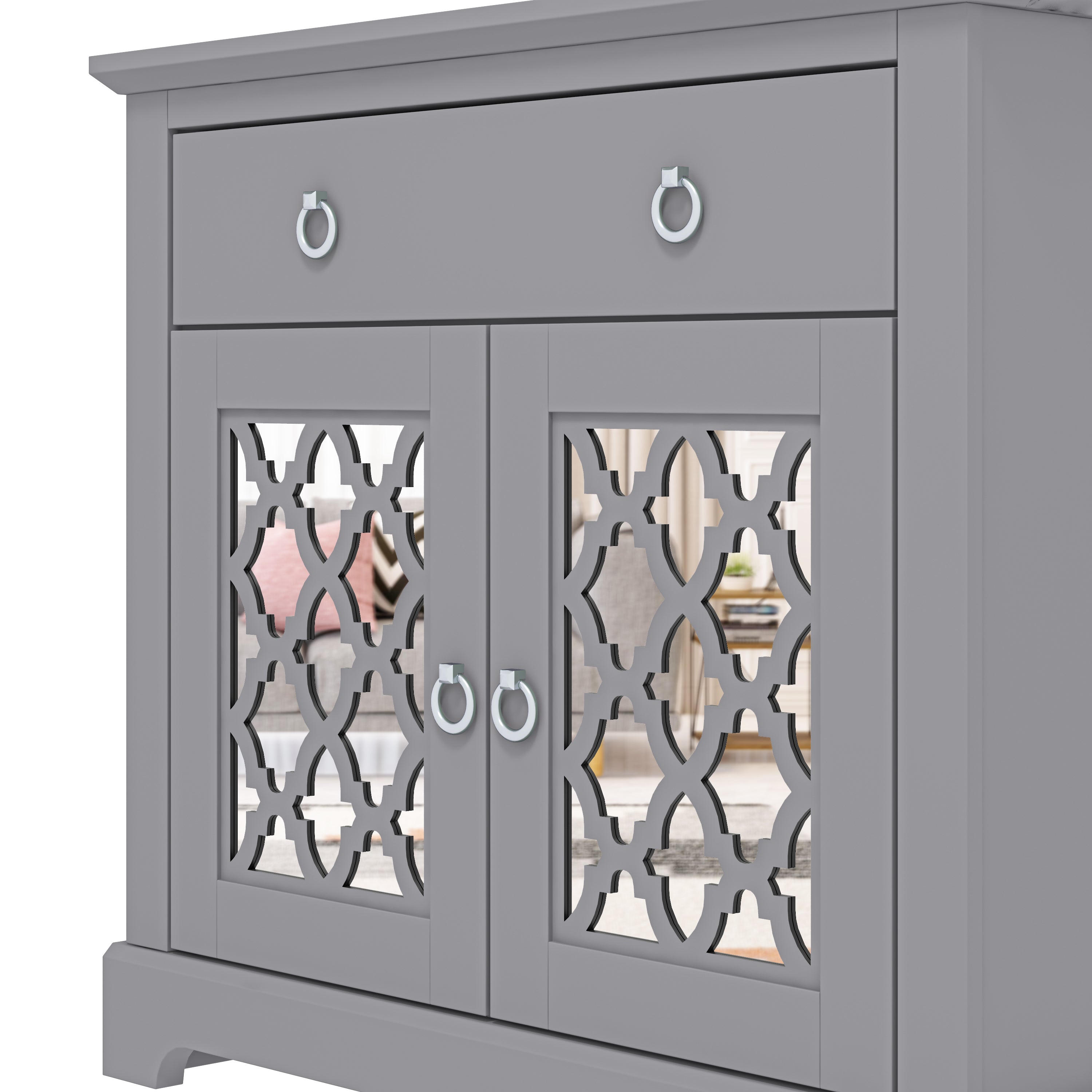 Honiton 2 Door 1 Drawer Sideboard Grey