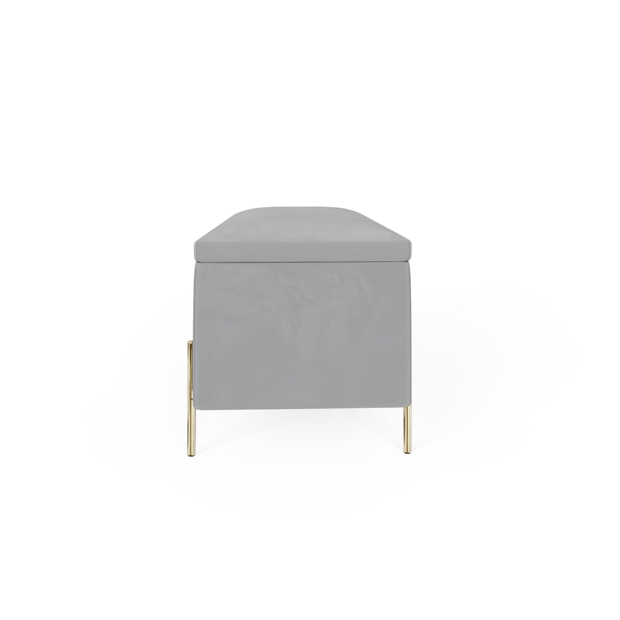 Mystica Ottoman Storage Bench Grey