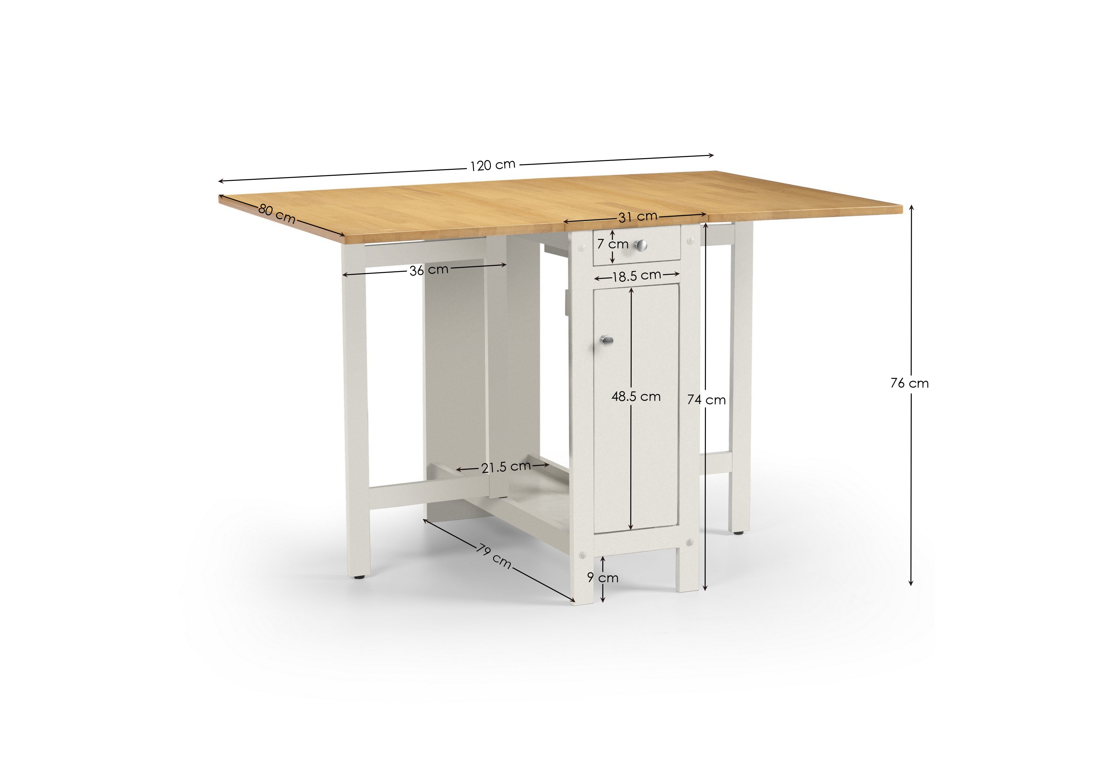 Savoy Dining Set - White/Natural