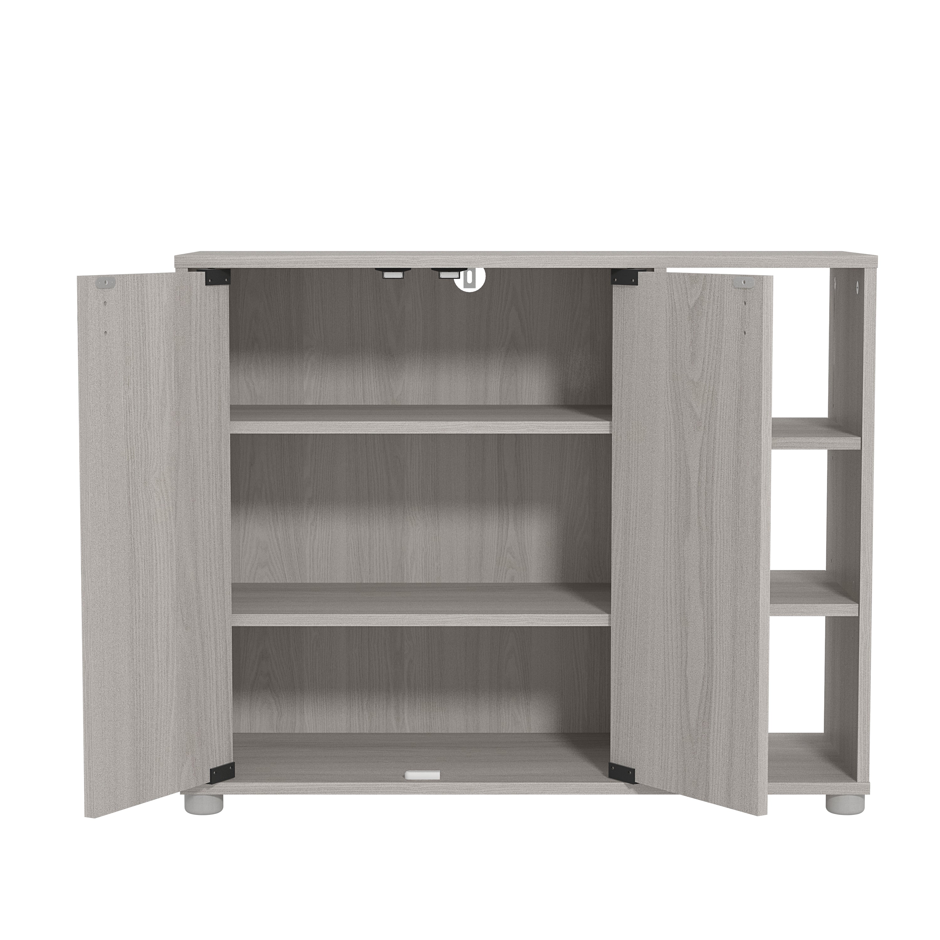 Bideford Shoe Cabinet Warm Grey Oak