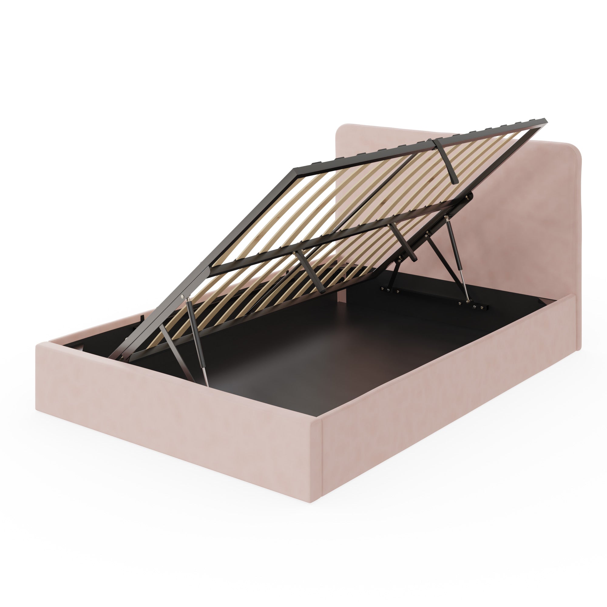 Chiswick Ottoman Bed Frame - Soft Pink