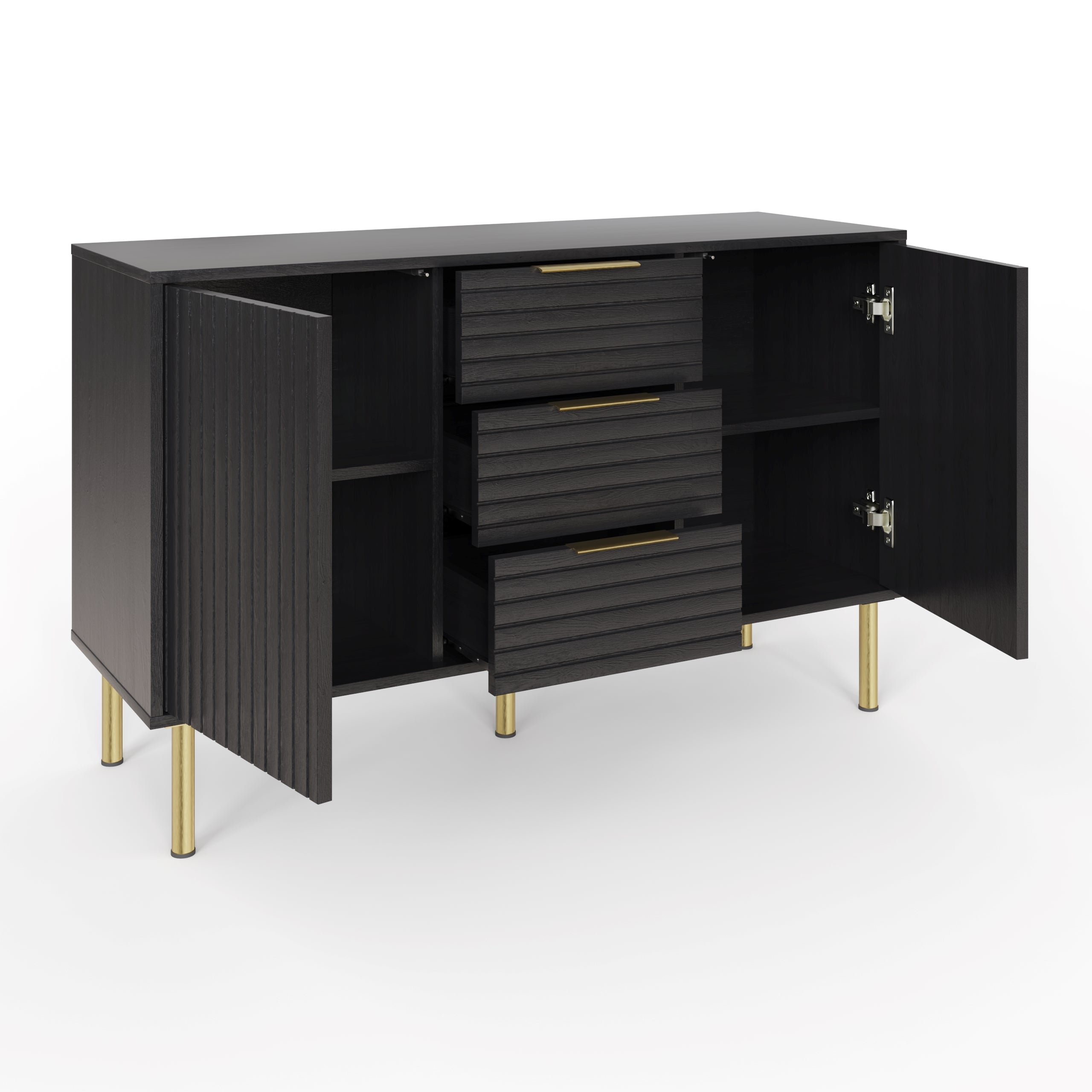 Nervata Sideboard Black