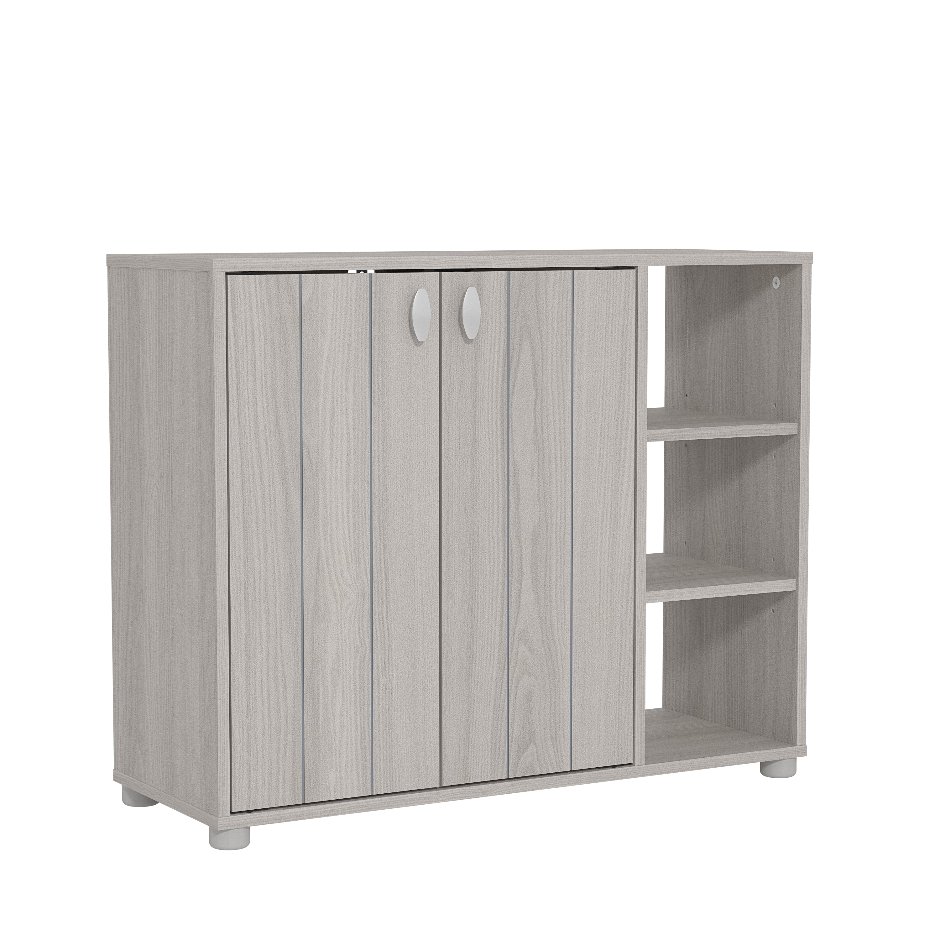 Bideford Shoe Cabinet Warm Grey Oak
