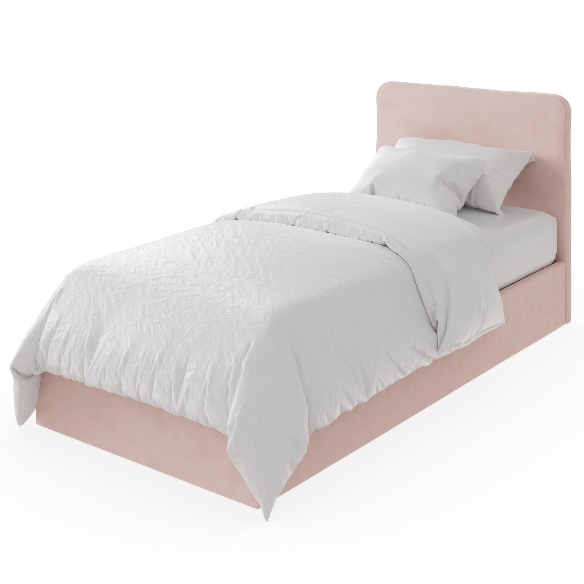 Chiswick Ottoman Bed Frame - Soft Pink