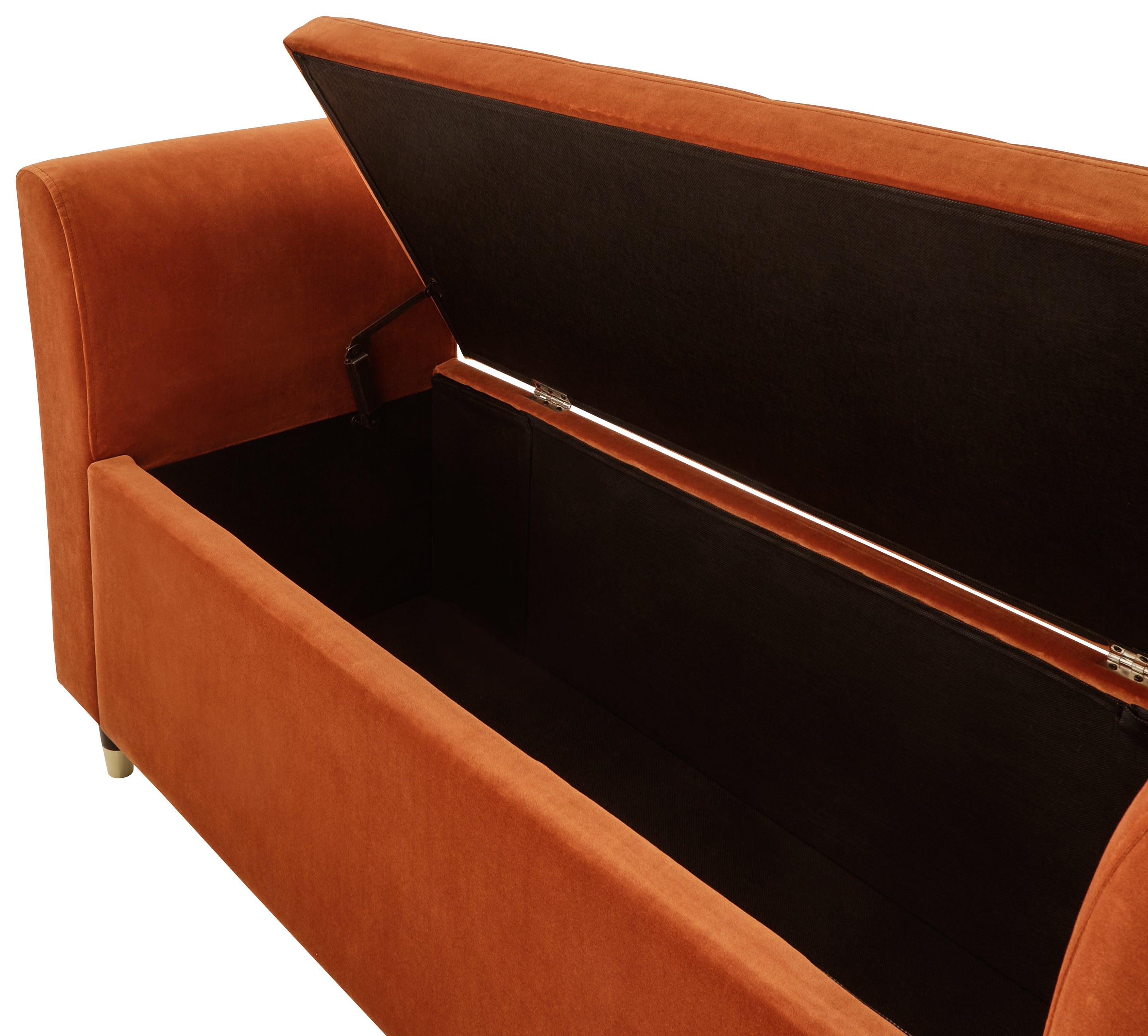 Genoa Window Seat Russet Fabric