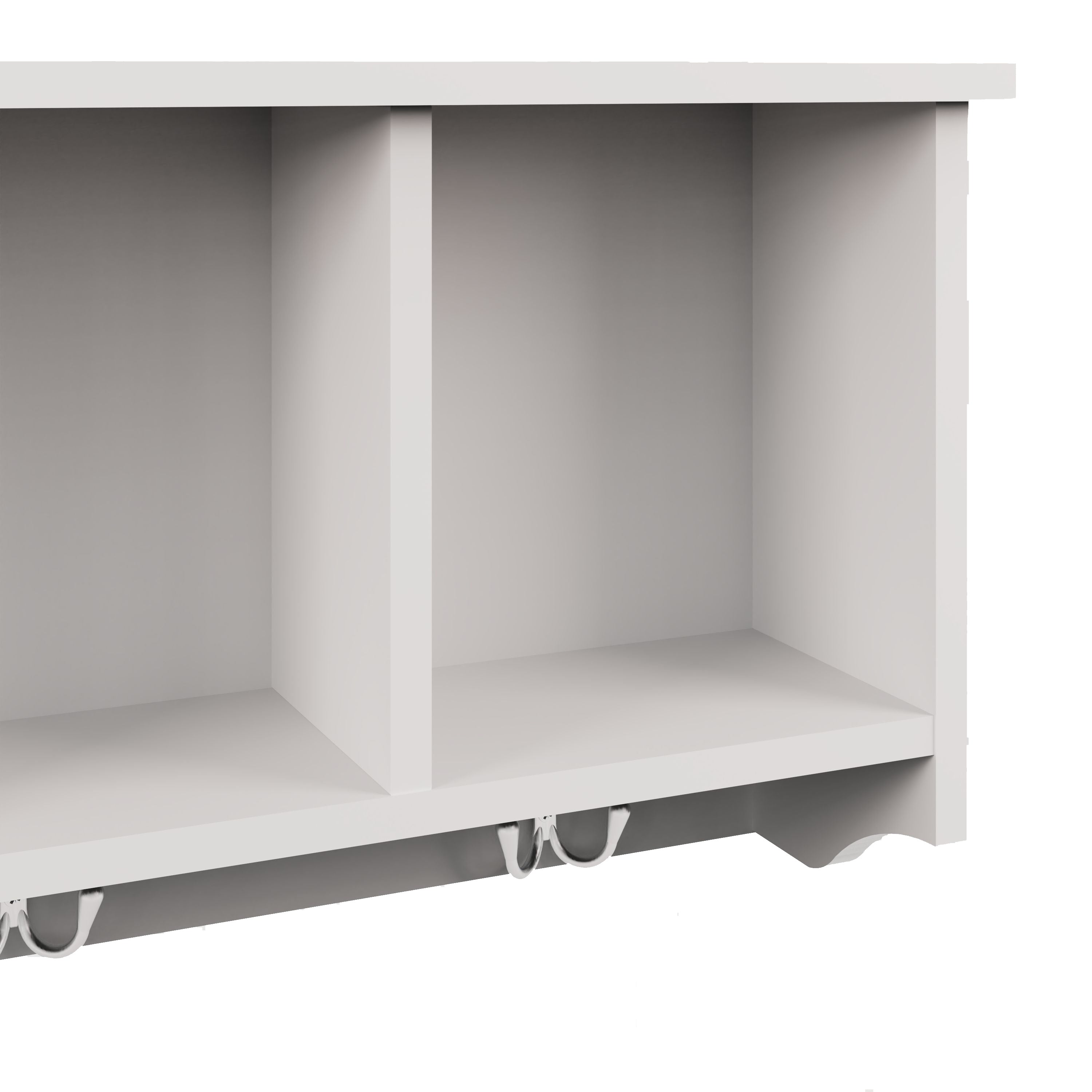 Kempton Wall Rack White