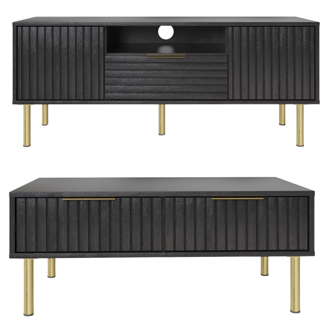 Nervata Coffee Table Black