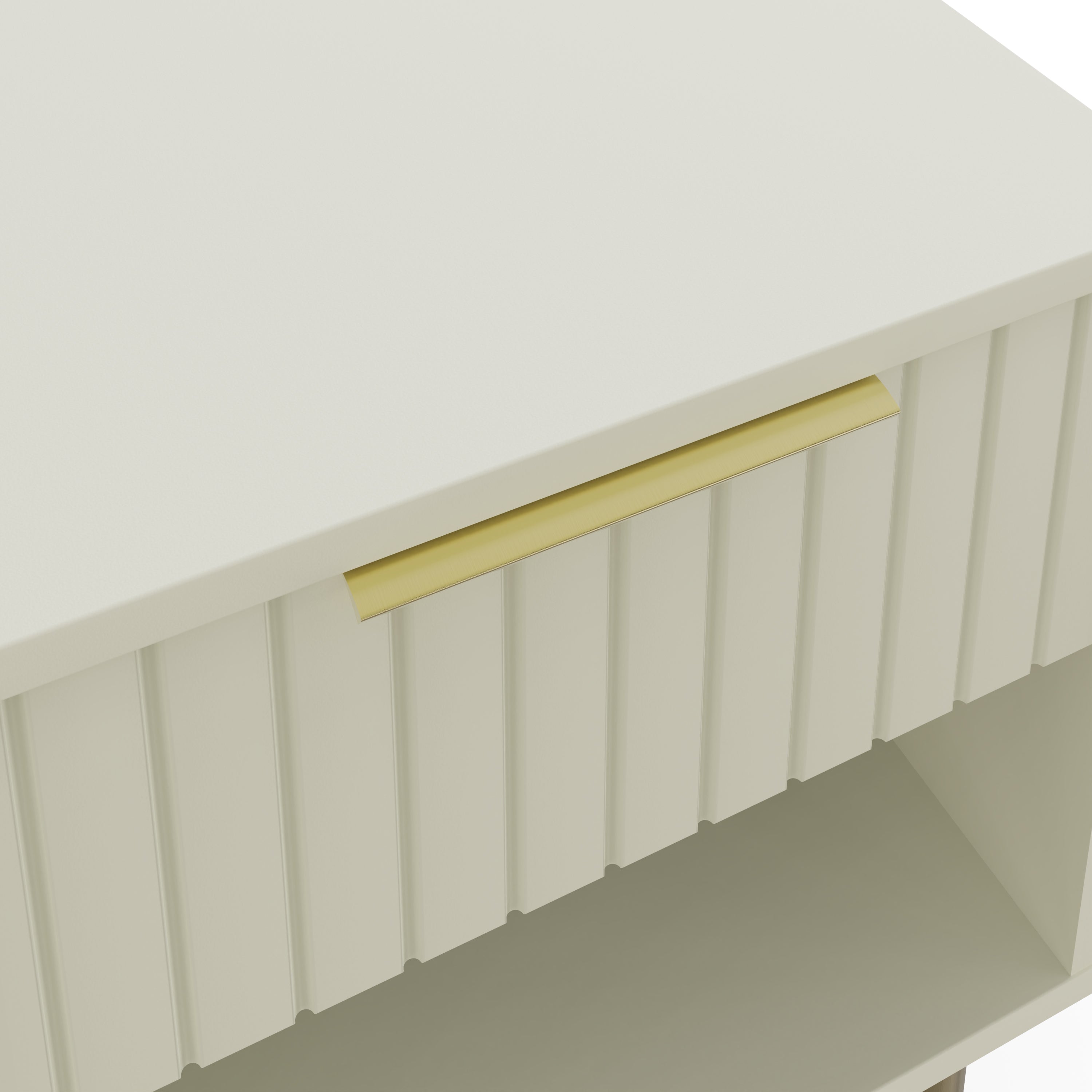 Nervata Lamp Table Ivory