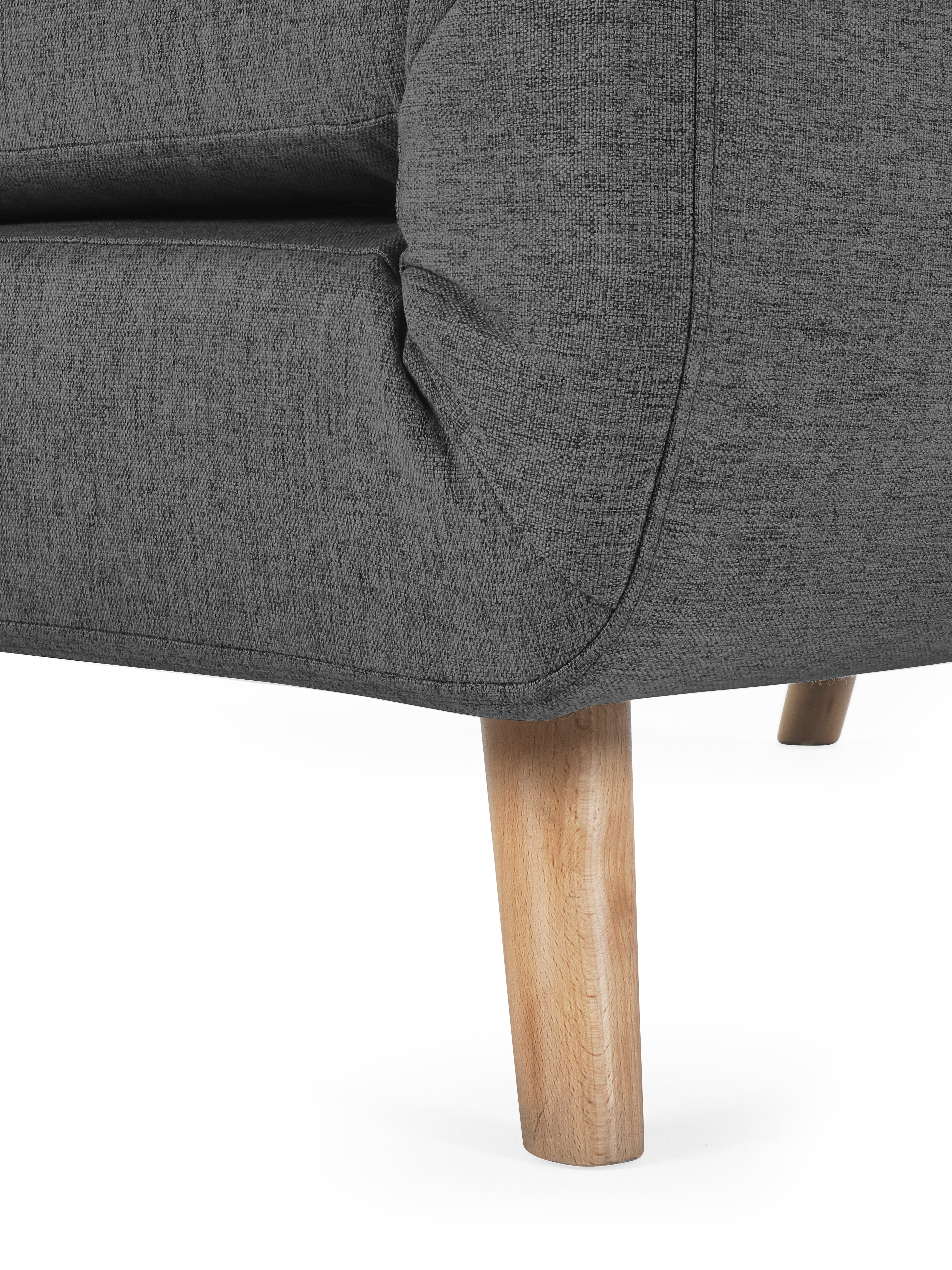 Julian Bowen Sofa Bed Rowan Single Sofabed - Mid Grey Bed Kings