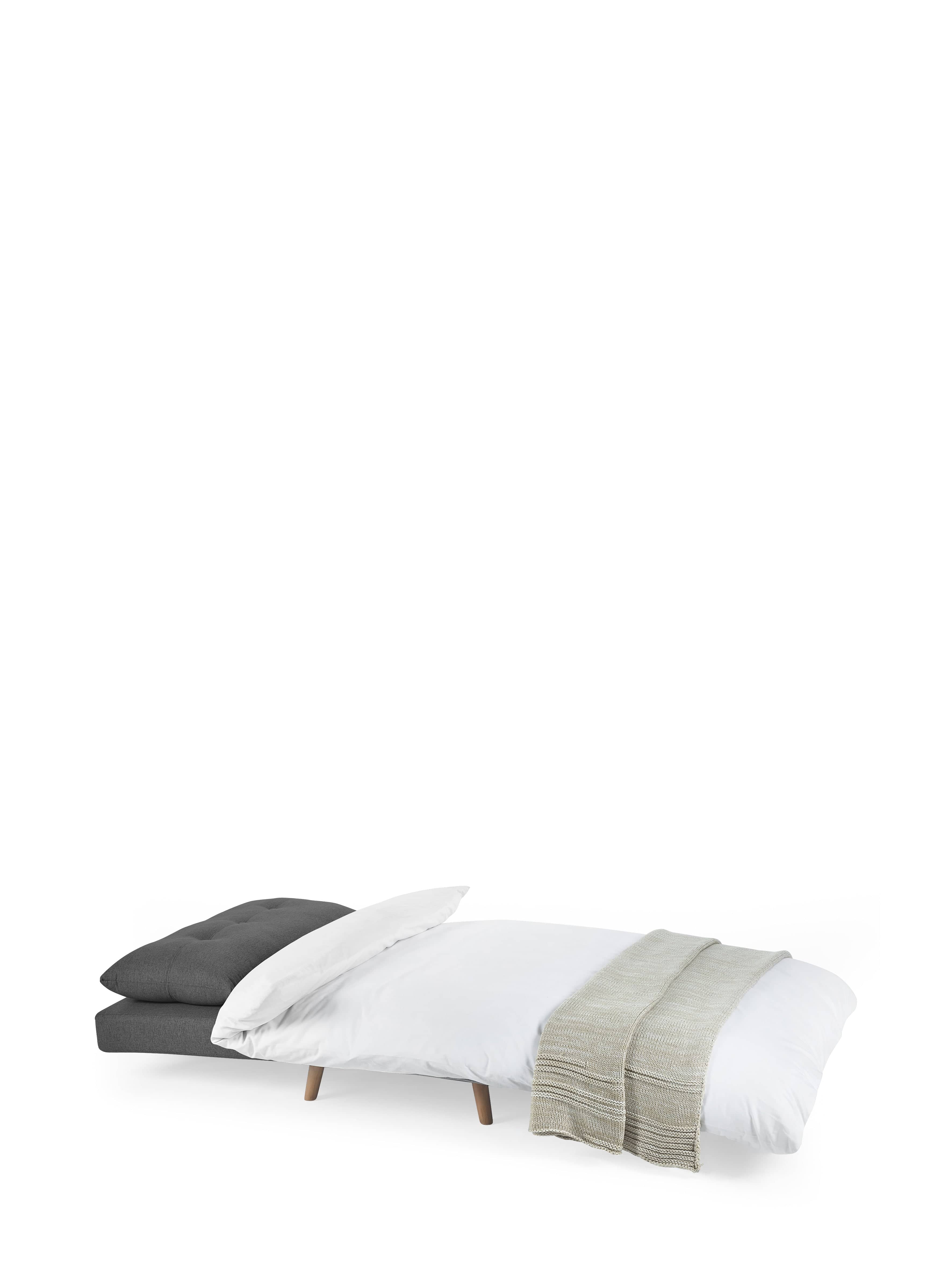 Julian Bowen Sofa Bed Rowan Single Sofabed - Mid Grey Bed Kings