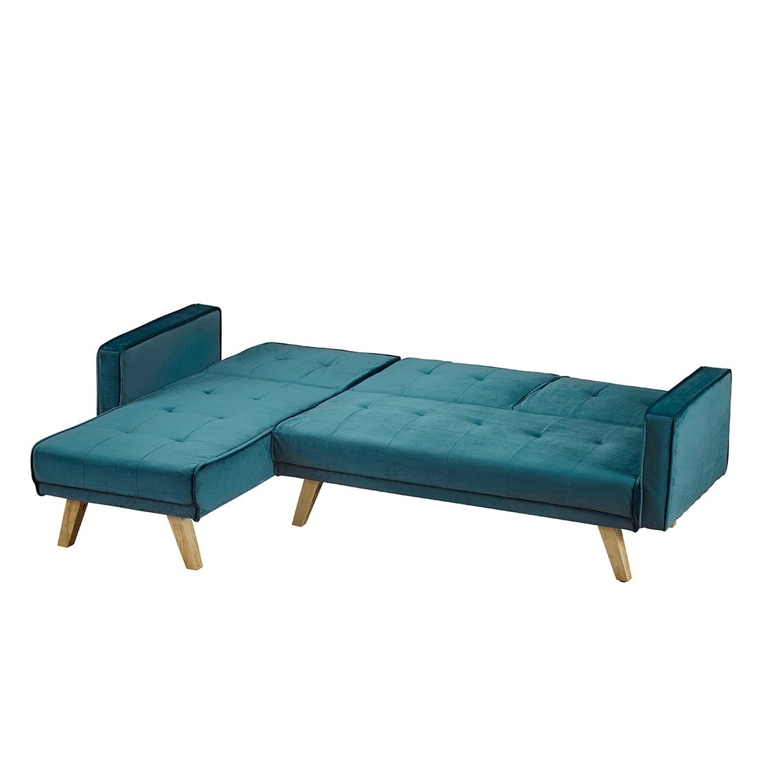 LPD Sofa Bed Kitson Corner Sofa Bed Teal Velvet Bed Kings