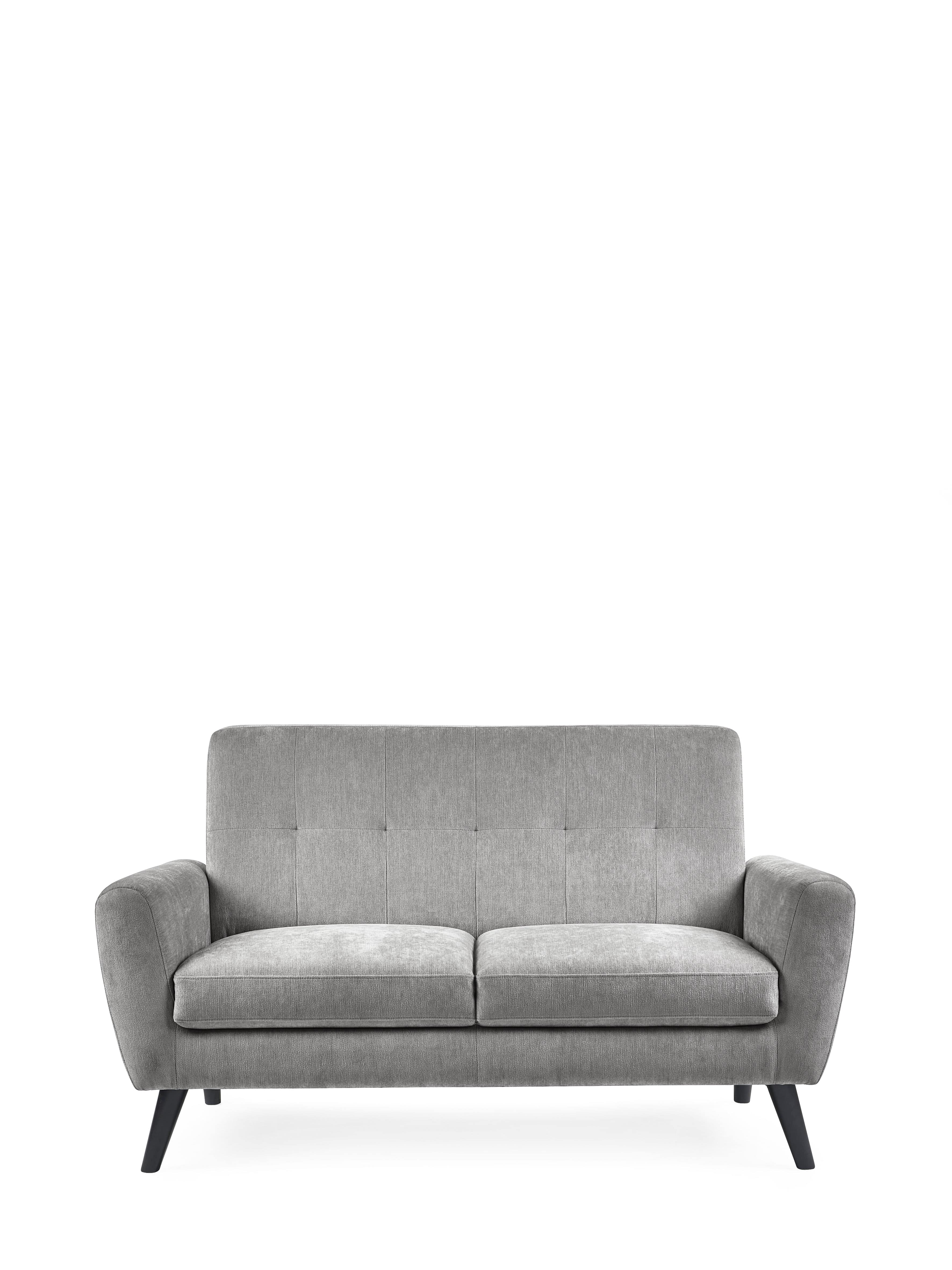 Julian Bowen Sofa Monza 2 Seater Sofa - Dove Bed Kings