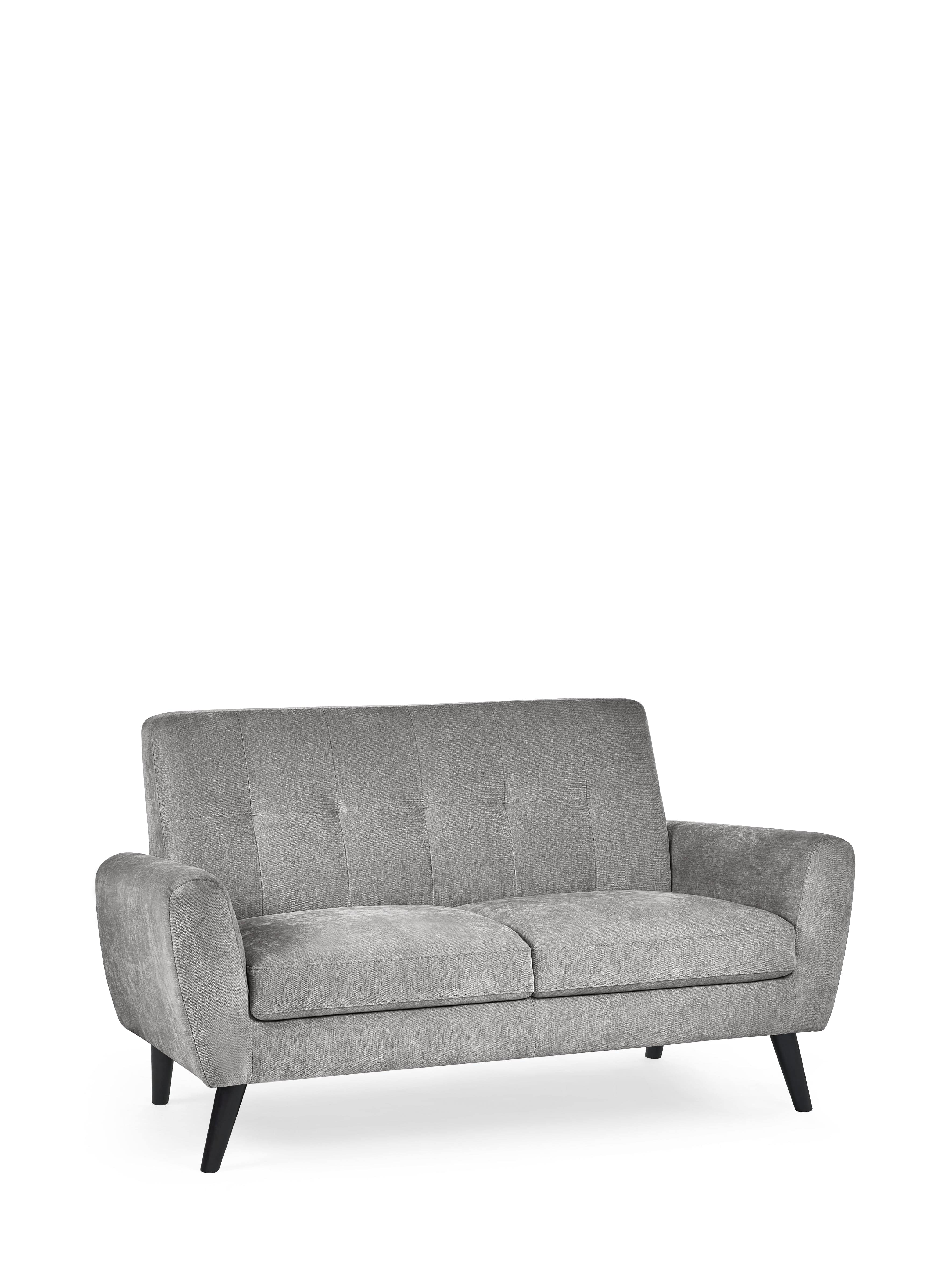 Julian Bowen Sofa Monza 2 Seater Sofa - Dove Bed Kings