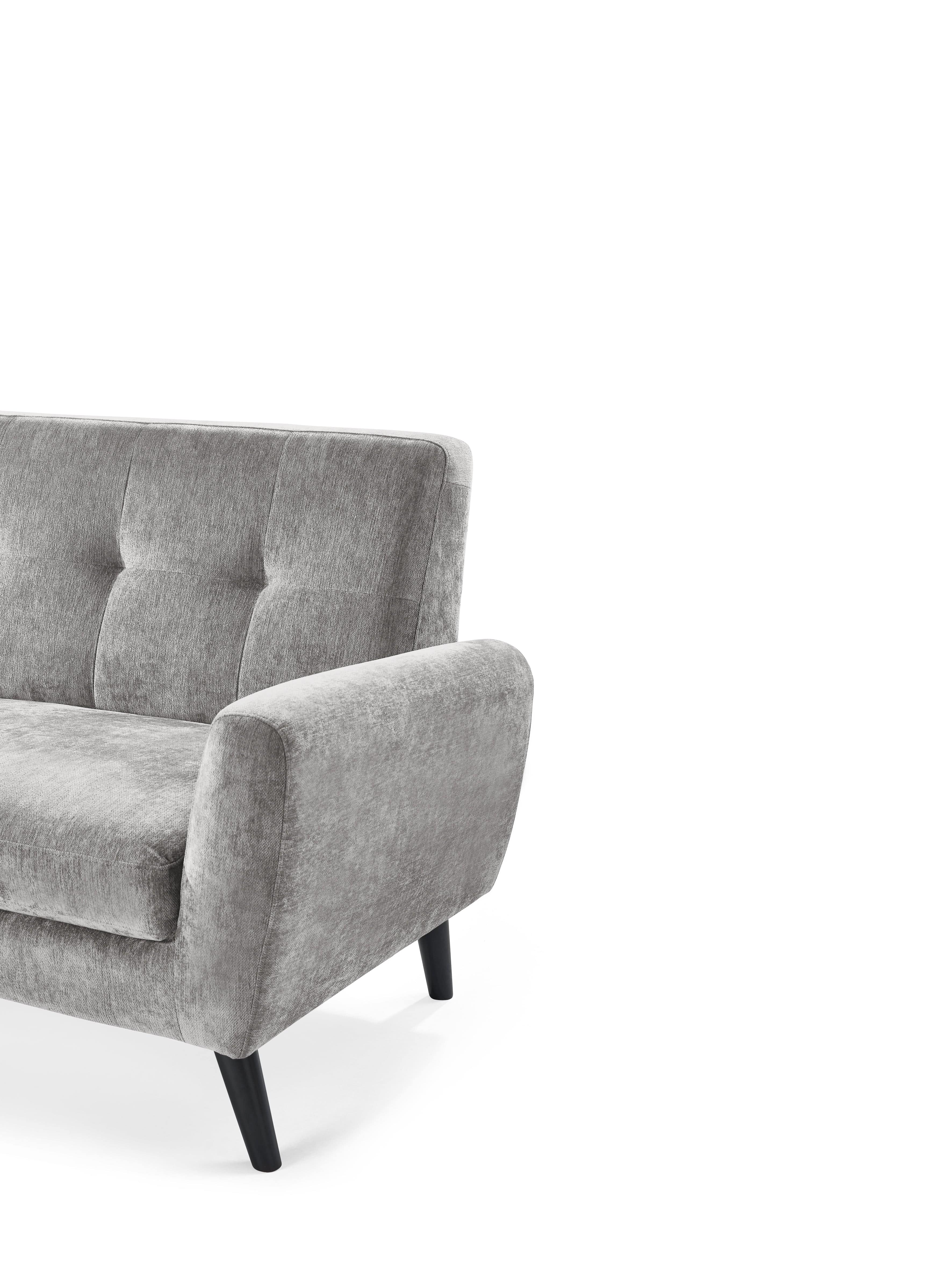 Julian Bowen Sofa Monza 3 Seater Sofa - Dove Bed Kings