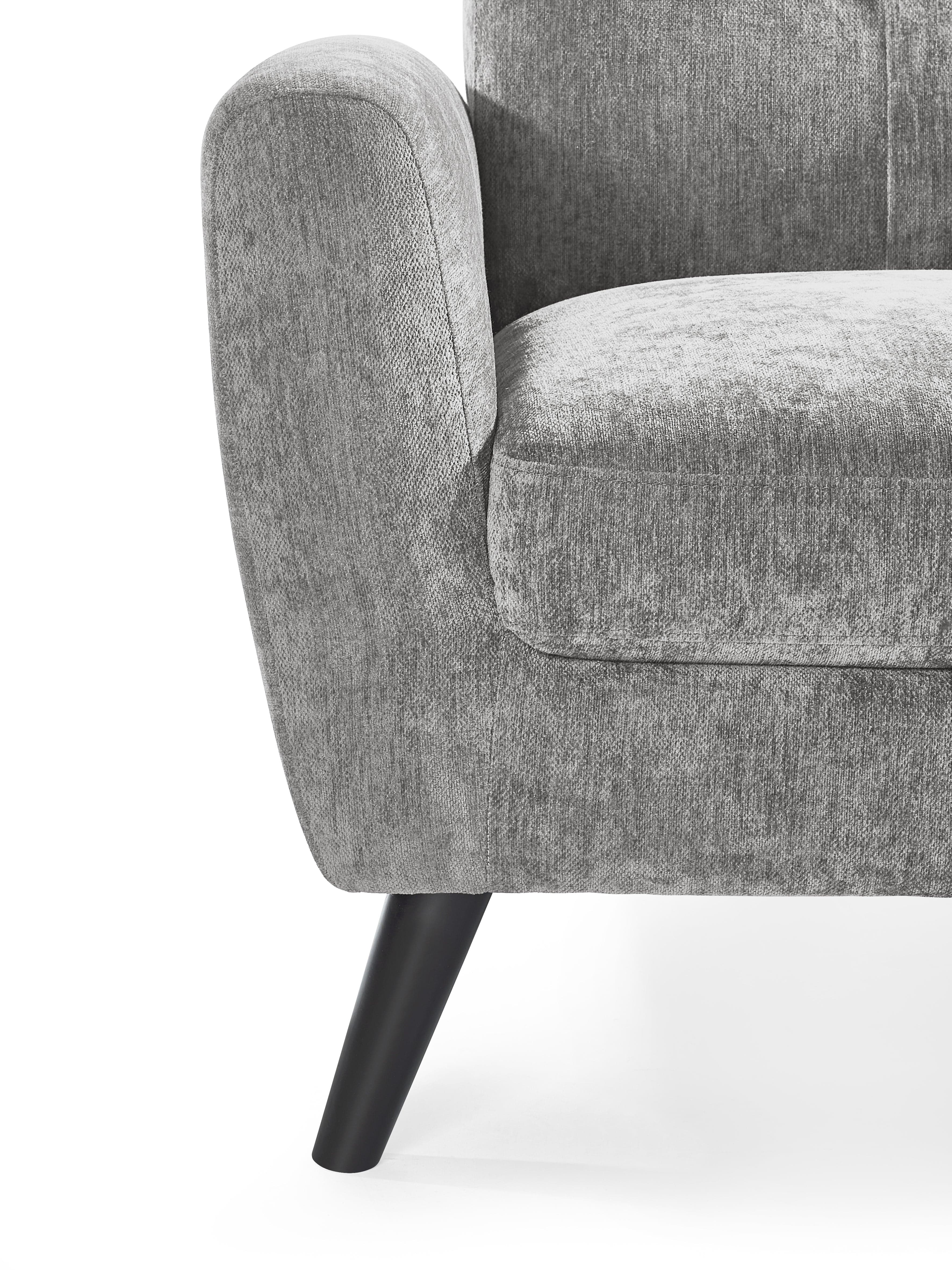 Julian Bowen Sofa Monza 3 Seater Sofa - Dove Bed Kings