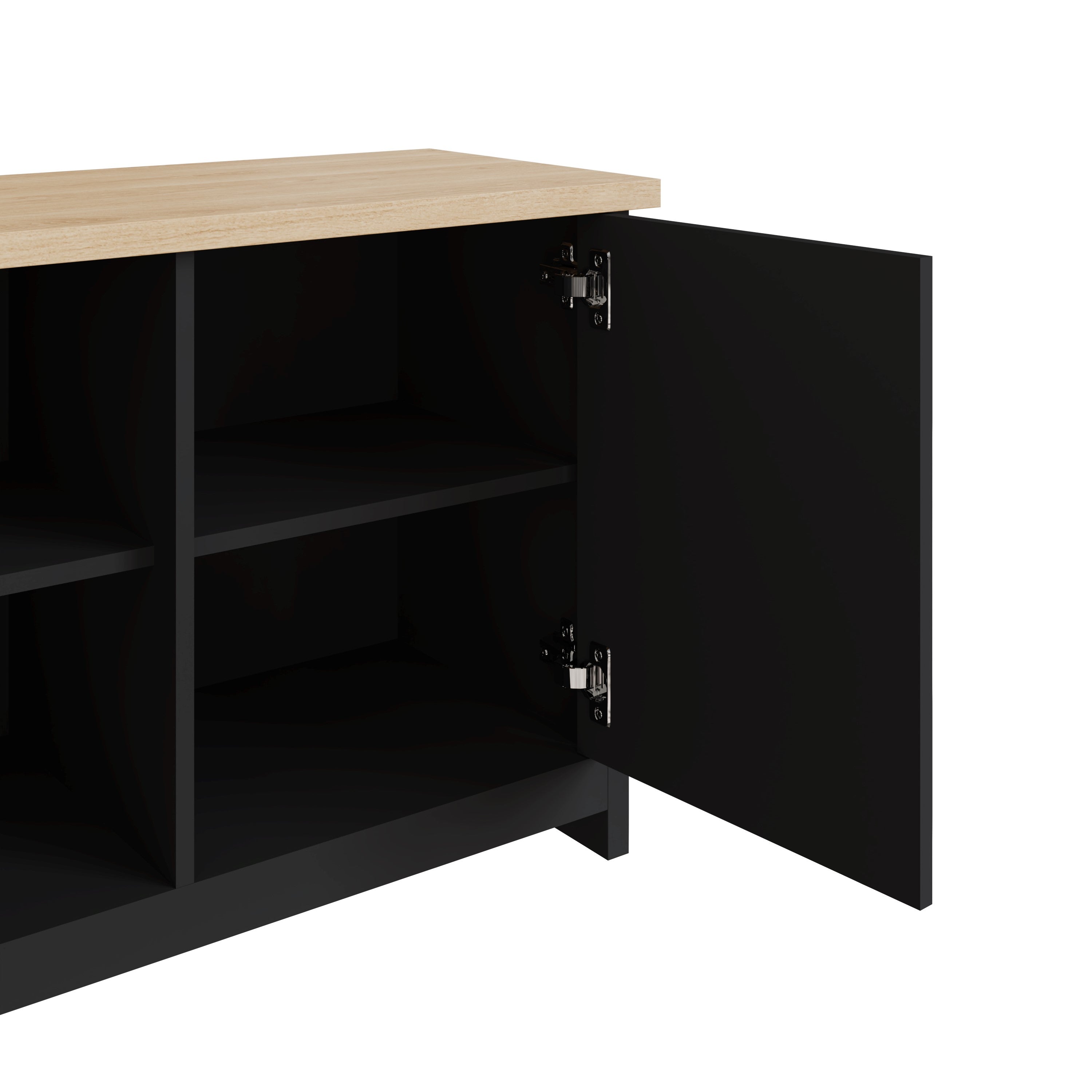 Lancaster Shoe Storage Black