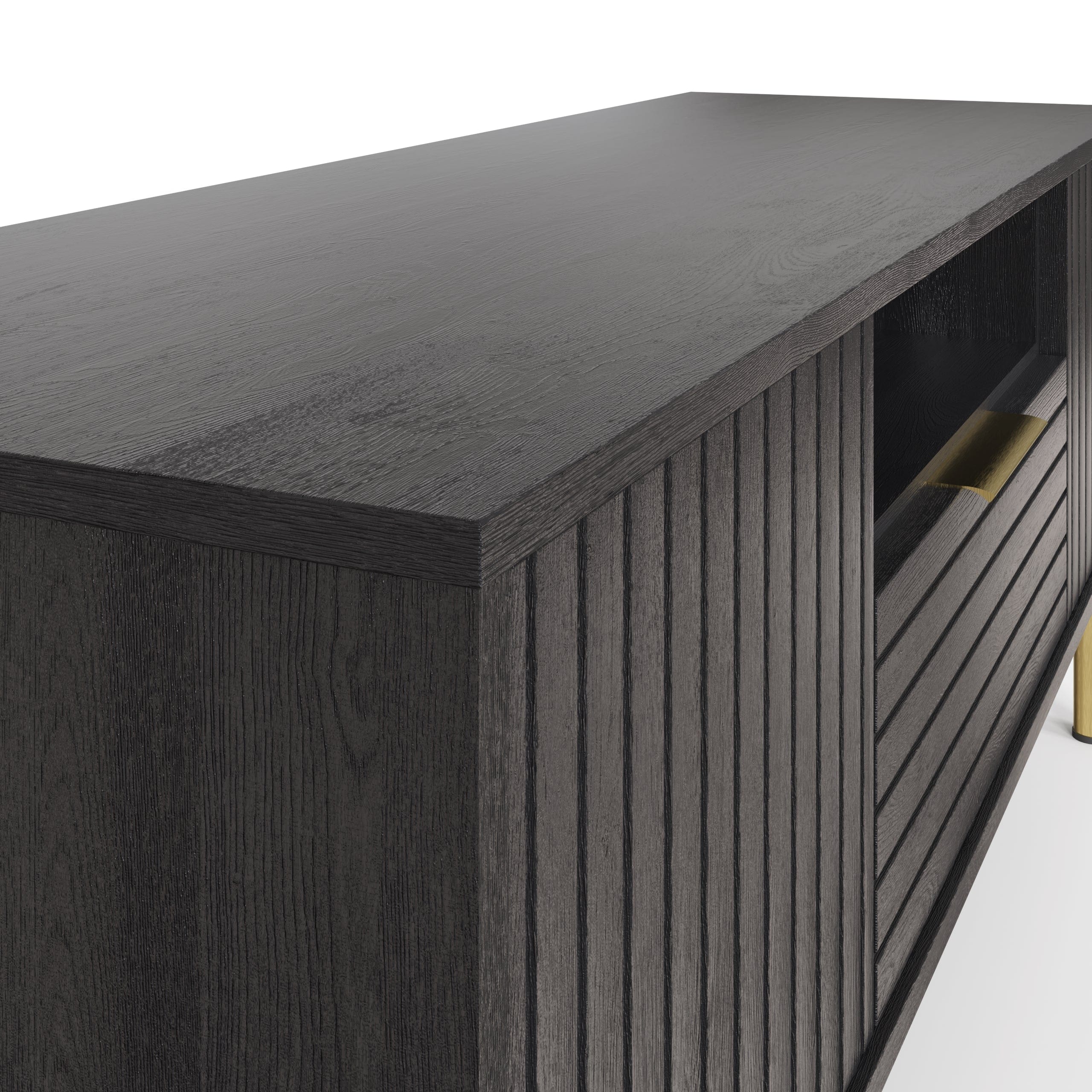 GFW TV Unit Nervata TV Unit Black Bed Kings