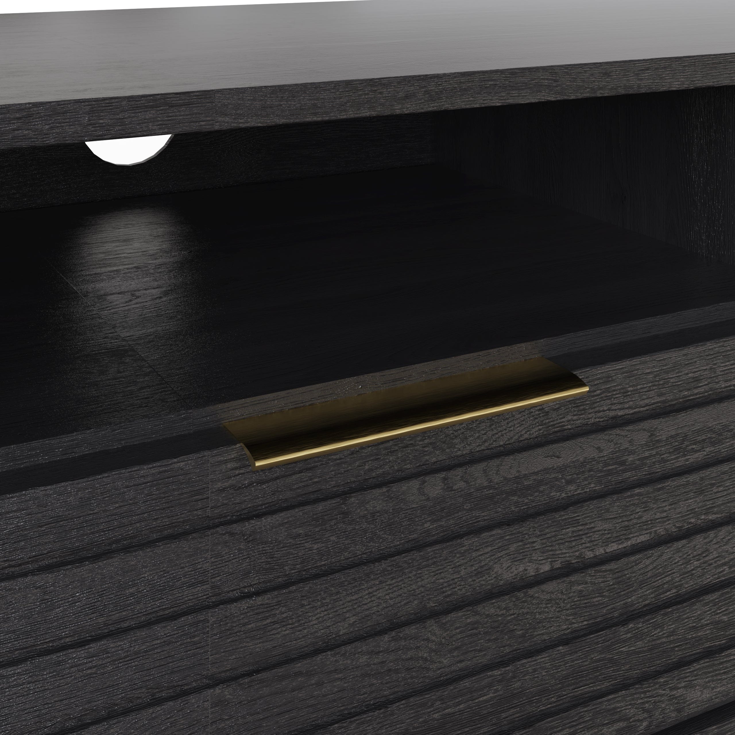 GFW TV Unit Nervata TV Unit Black Bed Kings