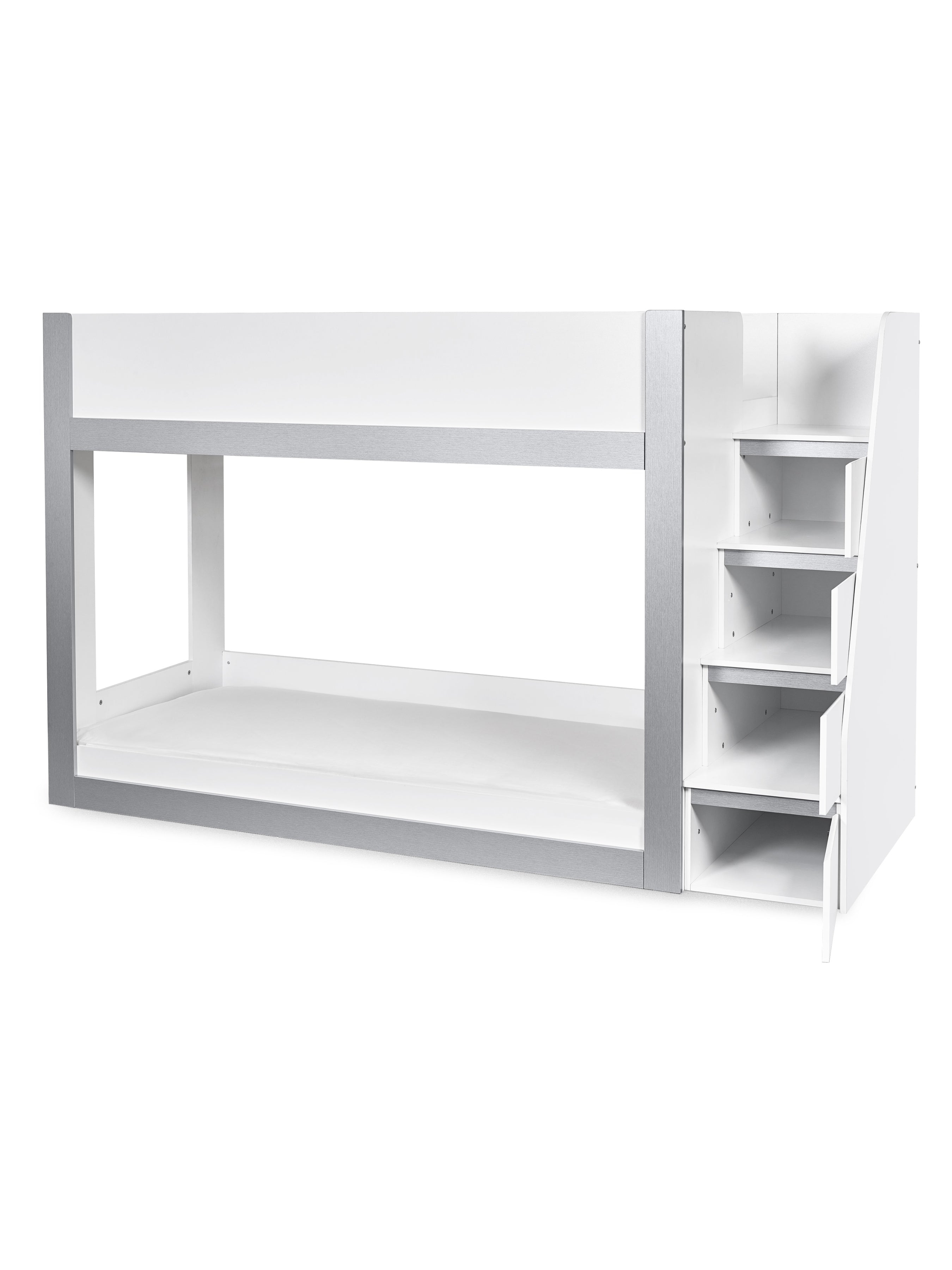 Gaia Bunk Bed - White and Silver