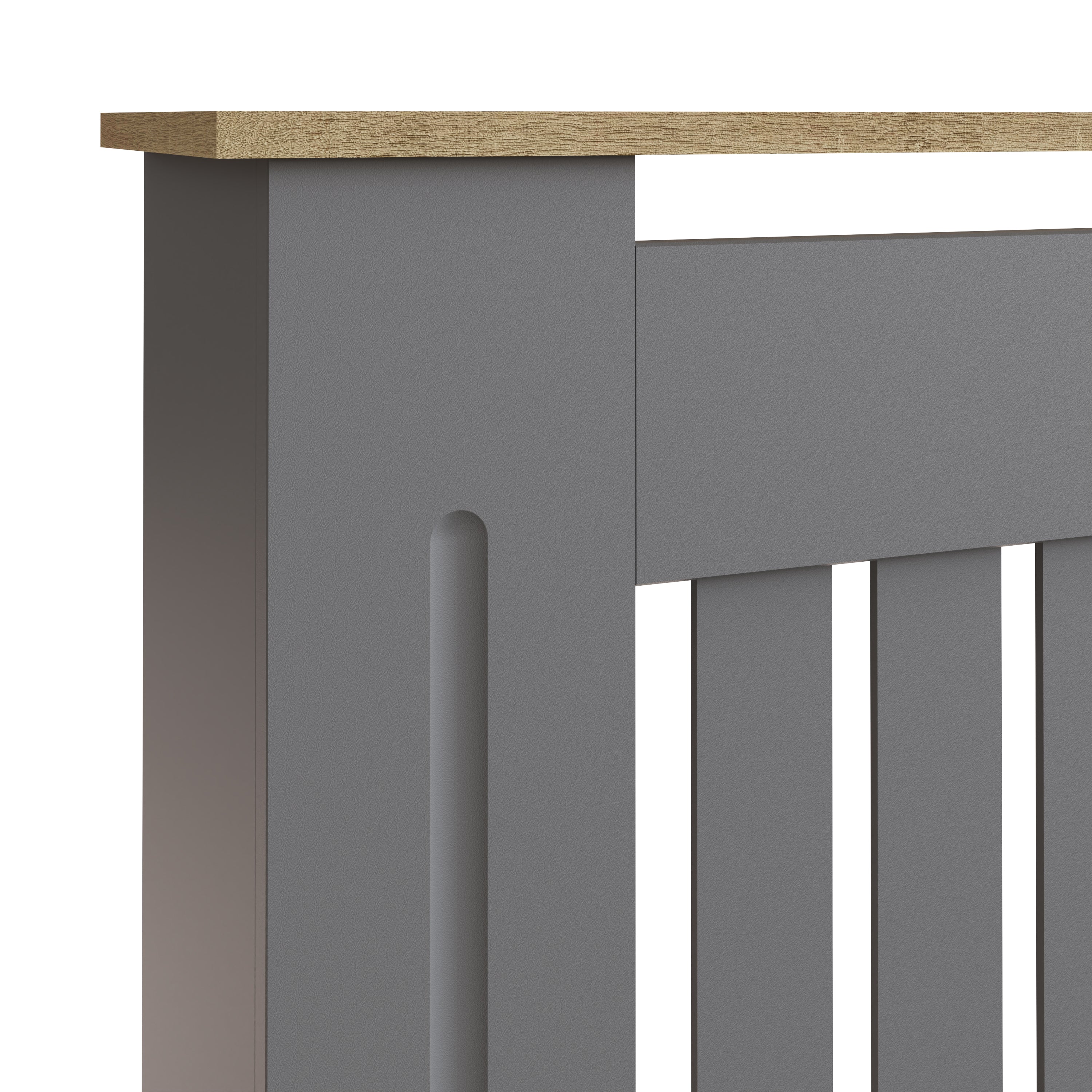 Longslow Radiator Cover Medium Grey