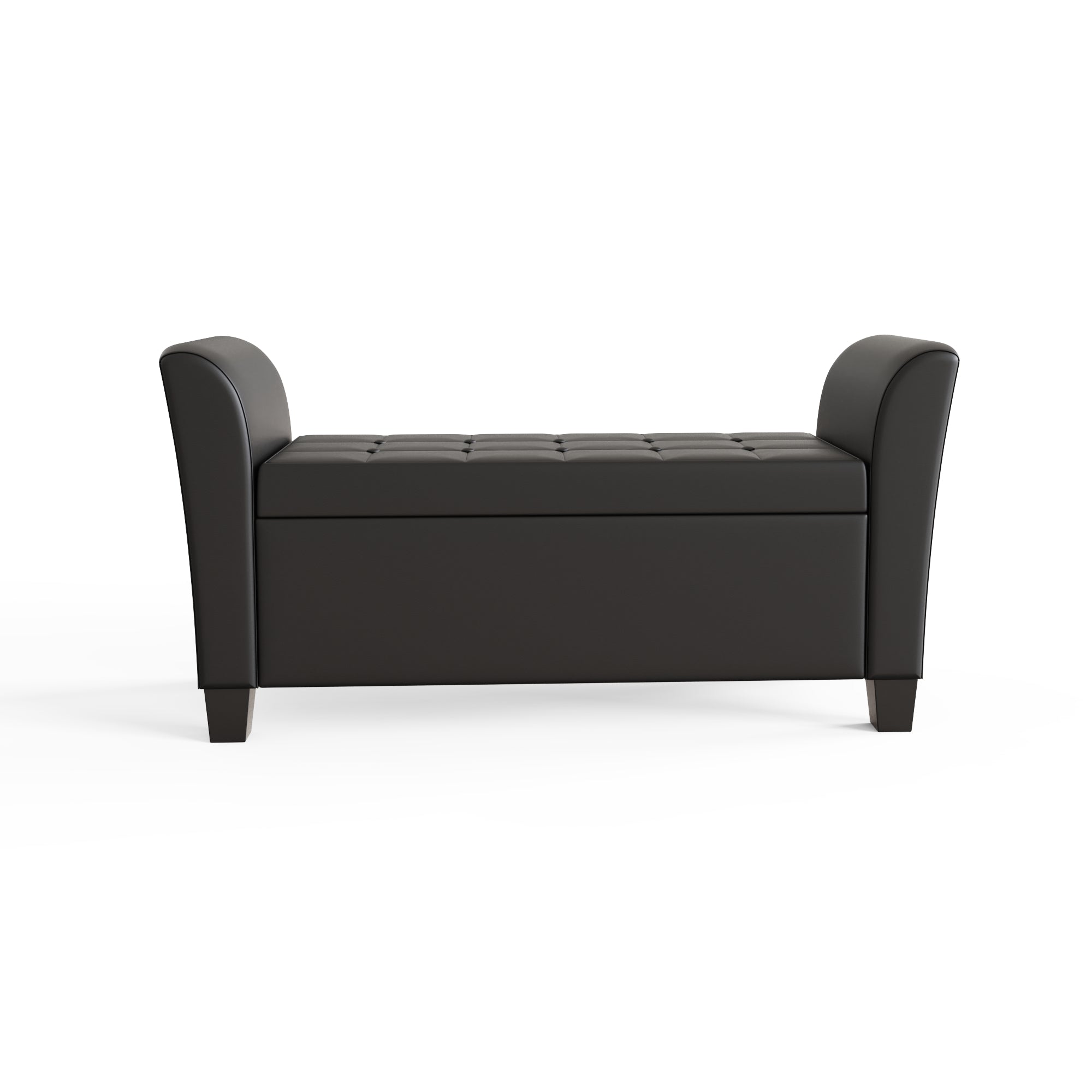 Verona Window Seat Black Pu
