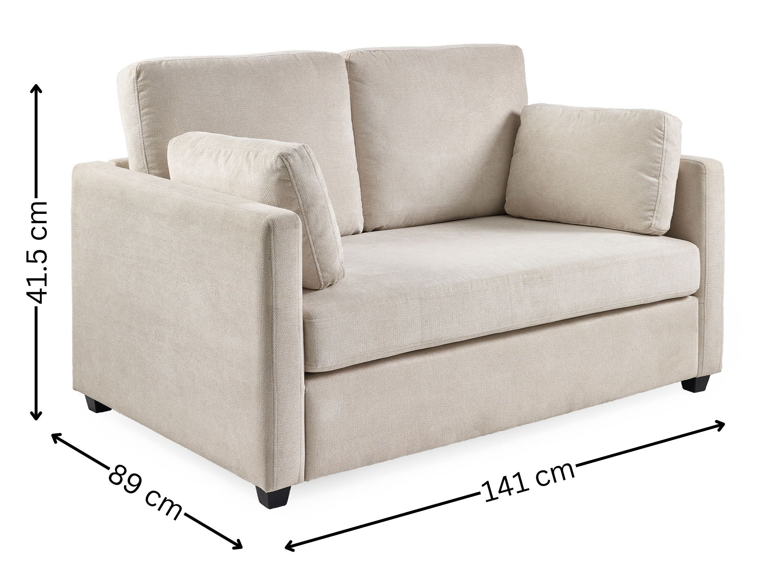 Ottilie Natural Chenille 2 Seater Sofa