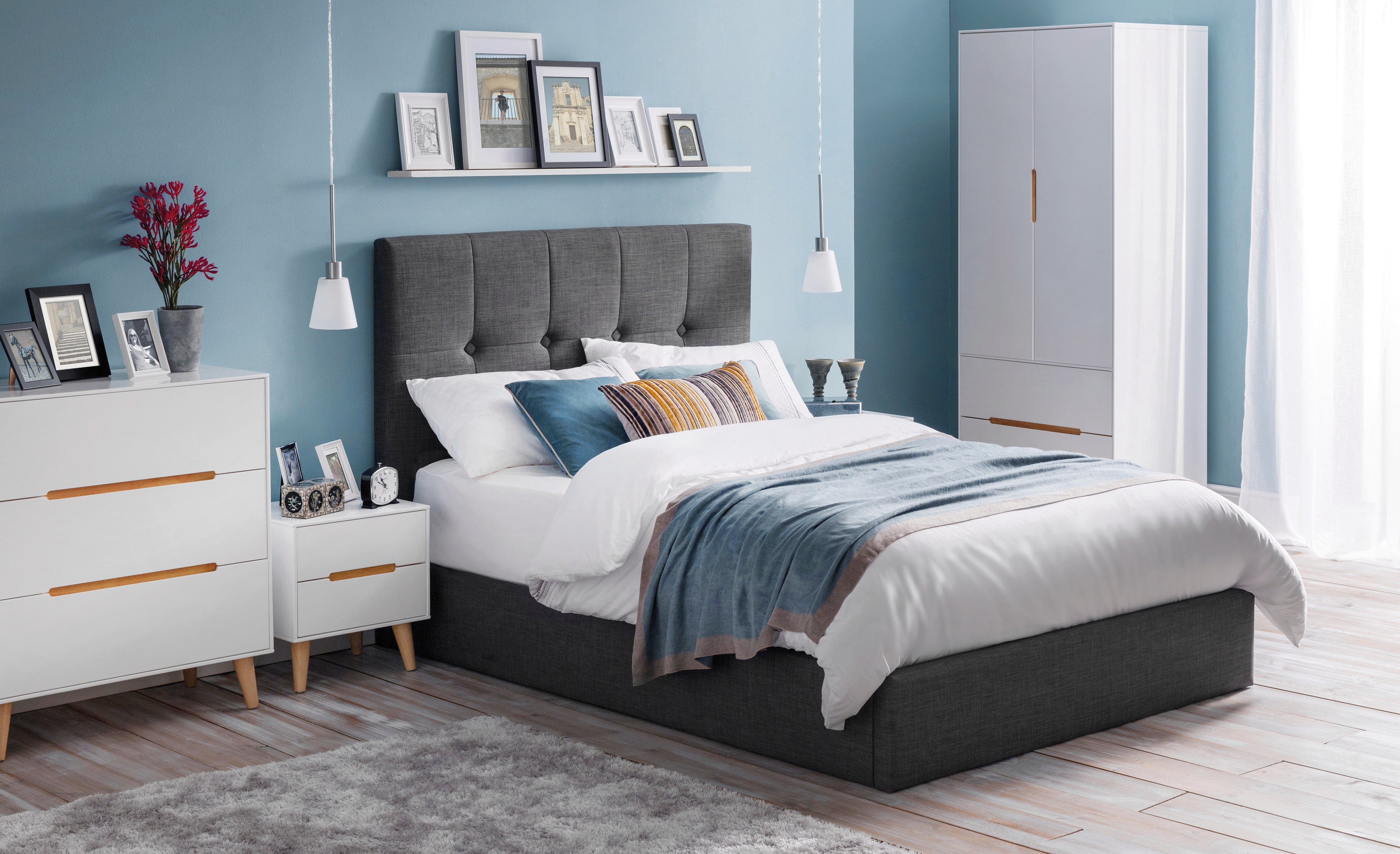Julian Bowen Wardrobe Alicia 2 Door Wardrobe Bed Kings