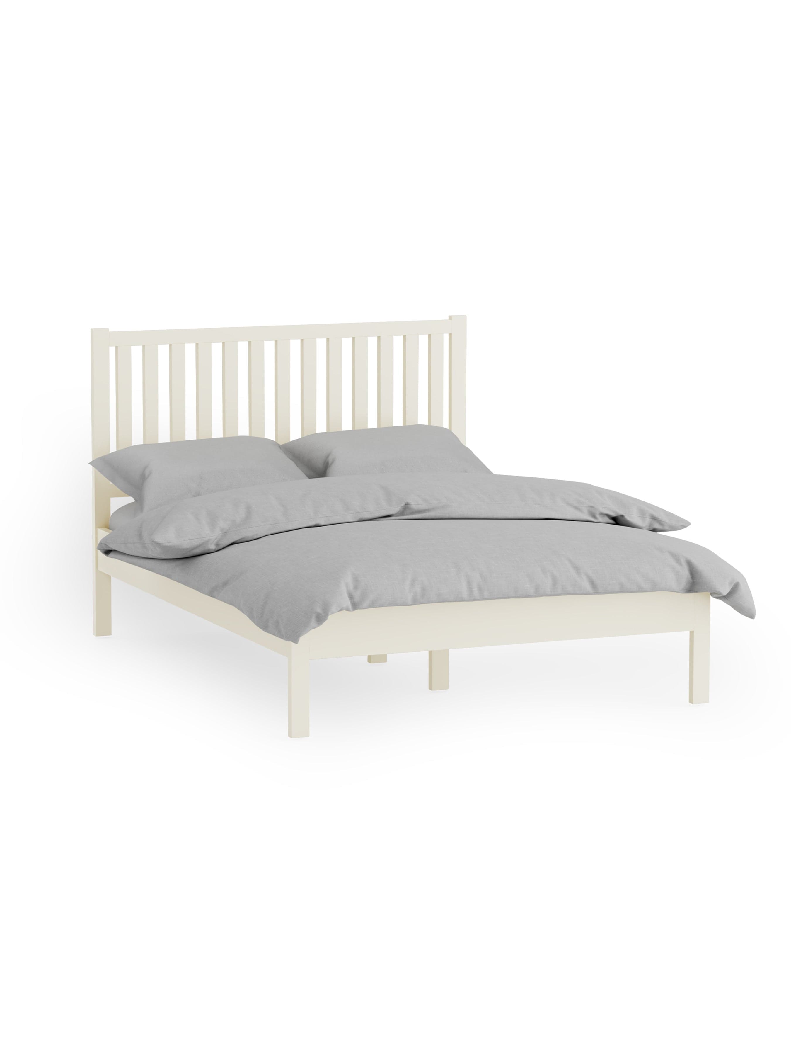 Julian Bowen Wood Bed Coxmoor Bed - Ivory and Oak Bed Kings