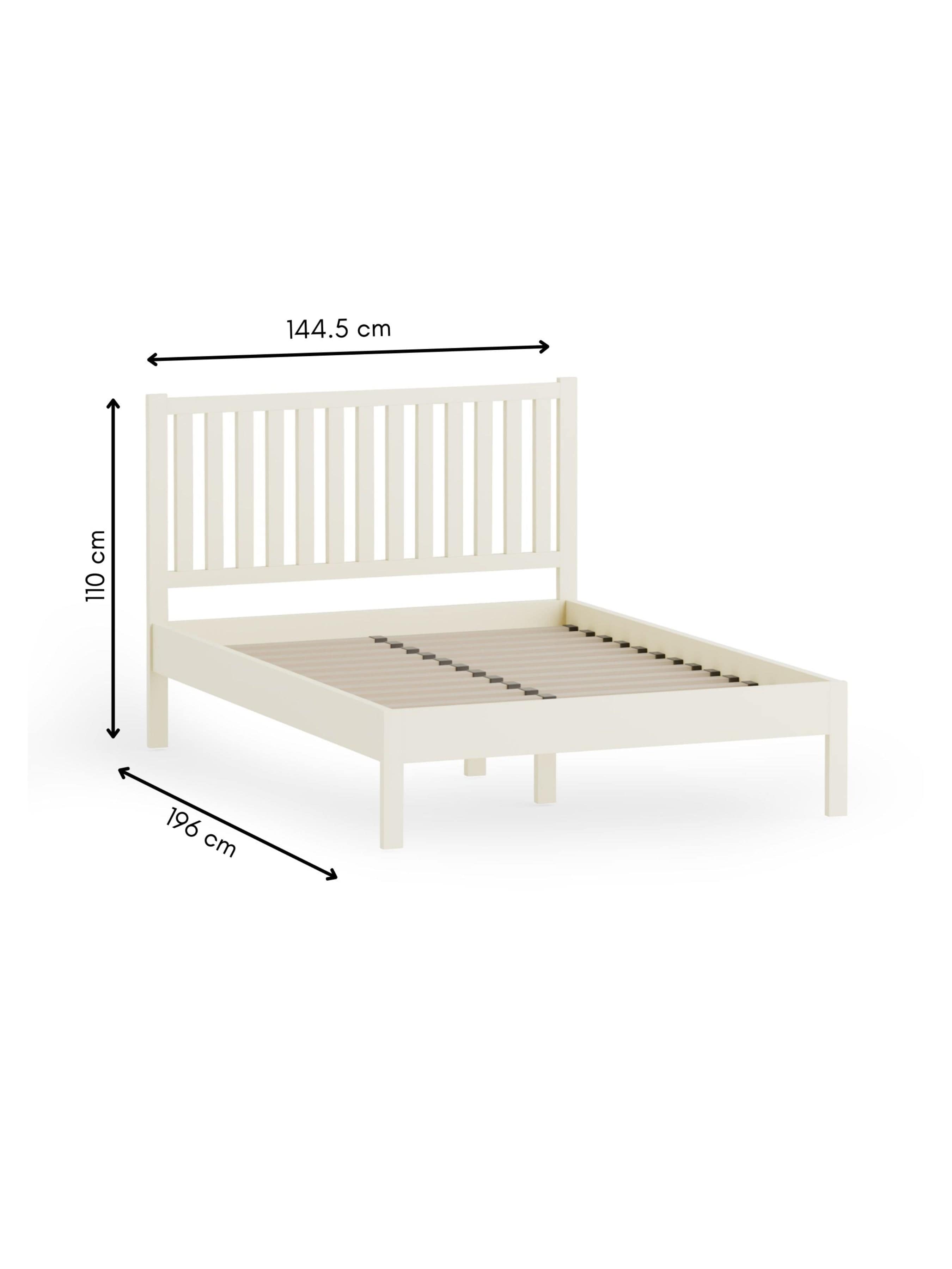 Julian Bowen Wood Bed Coxmoor Bed - Ivory and Oak Bed Kings
