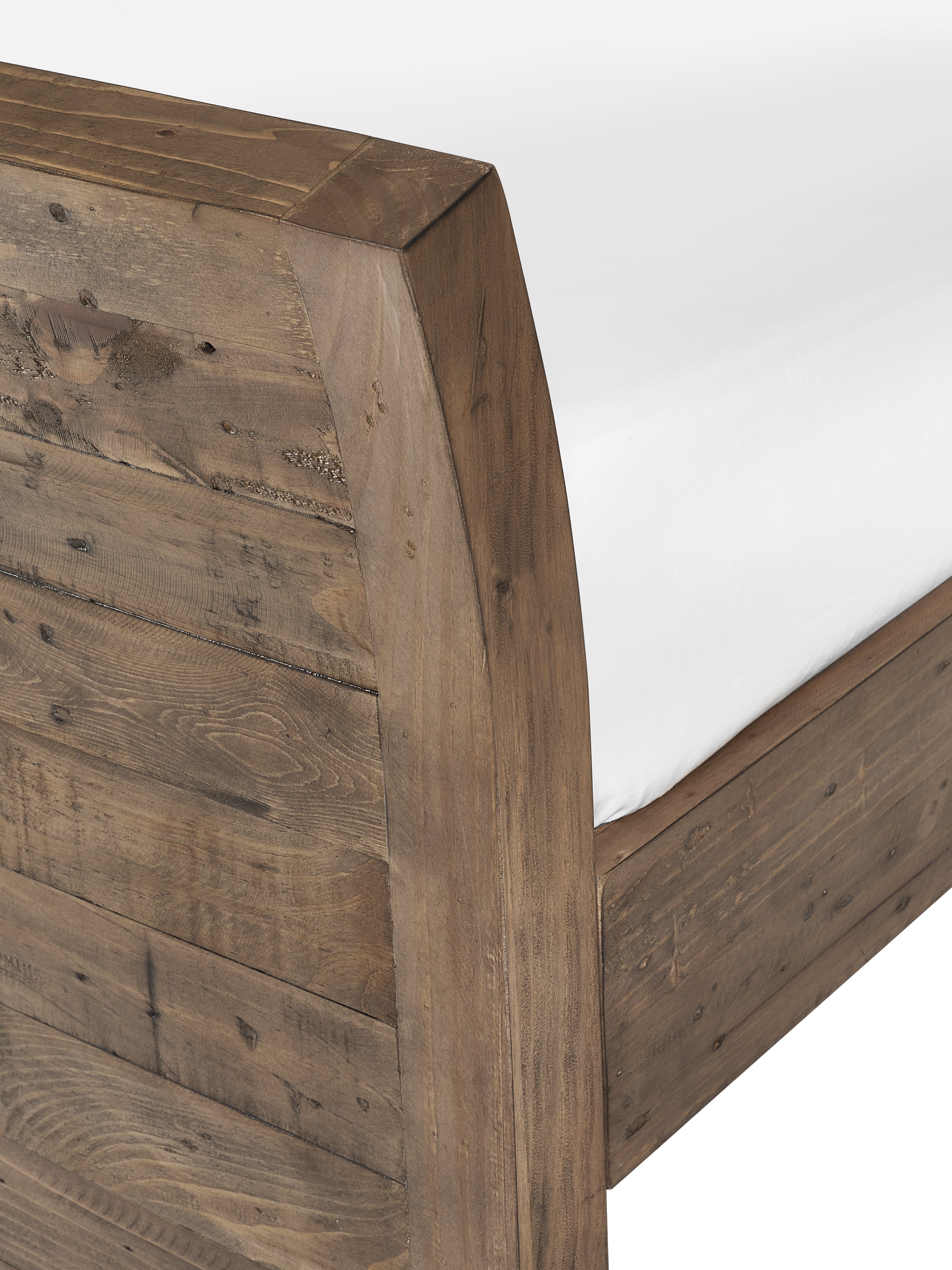 Julian Bowen Wood Bed Heritage Bed - Reclaimed Pine Bed Kings