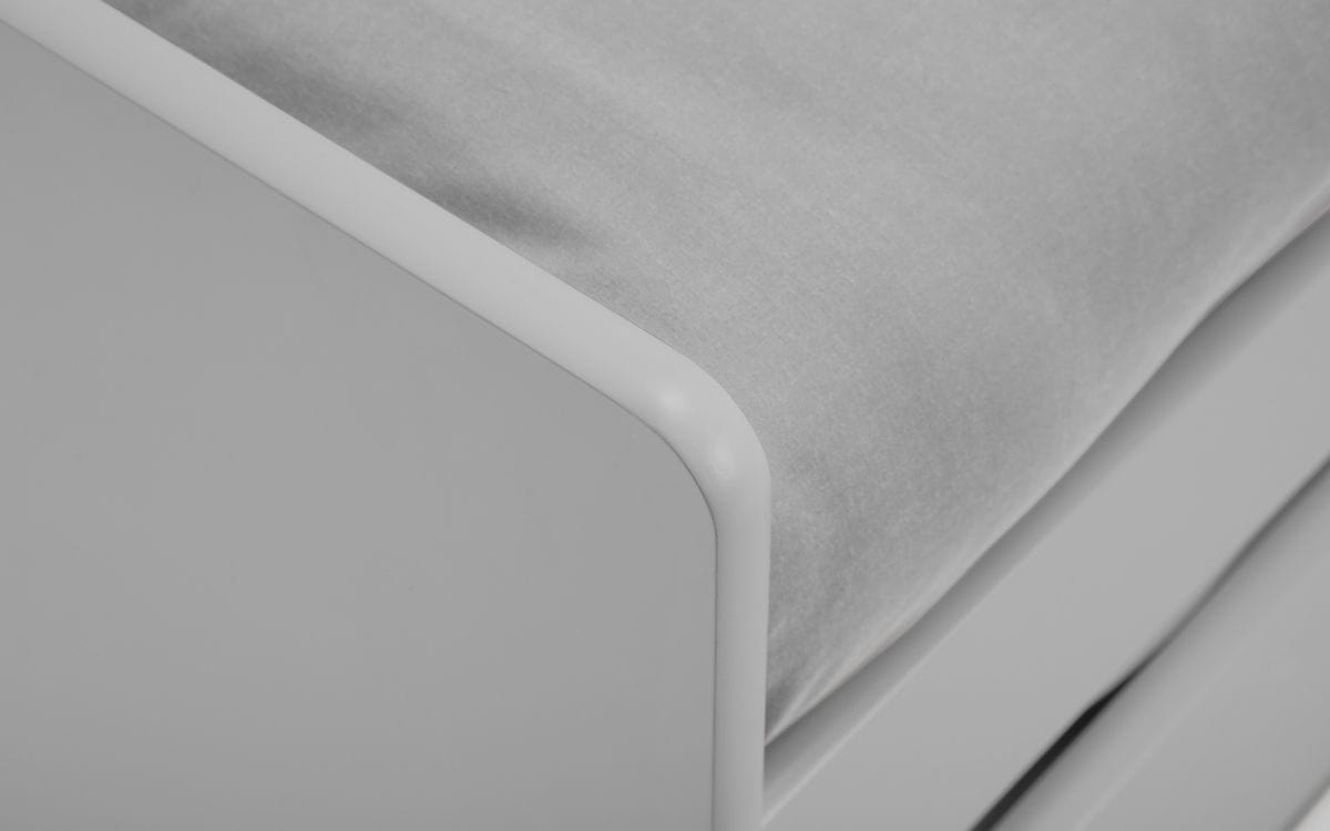 Julian Bowen Wood Bed Single 90cm 3ft Elba Day Bed - Dove Grey Bed Kings