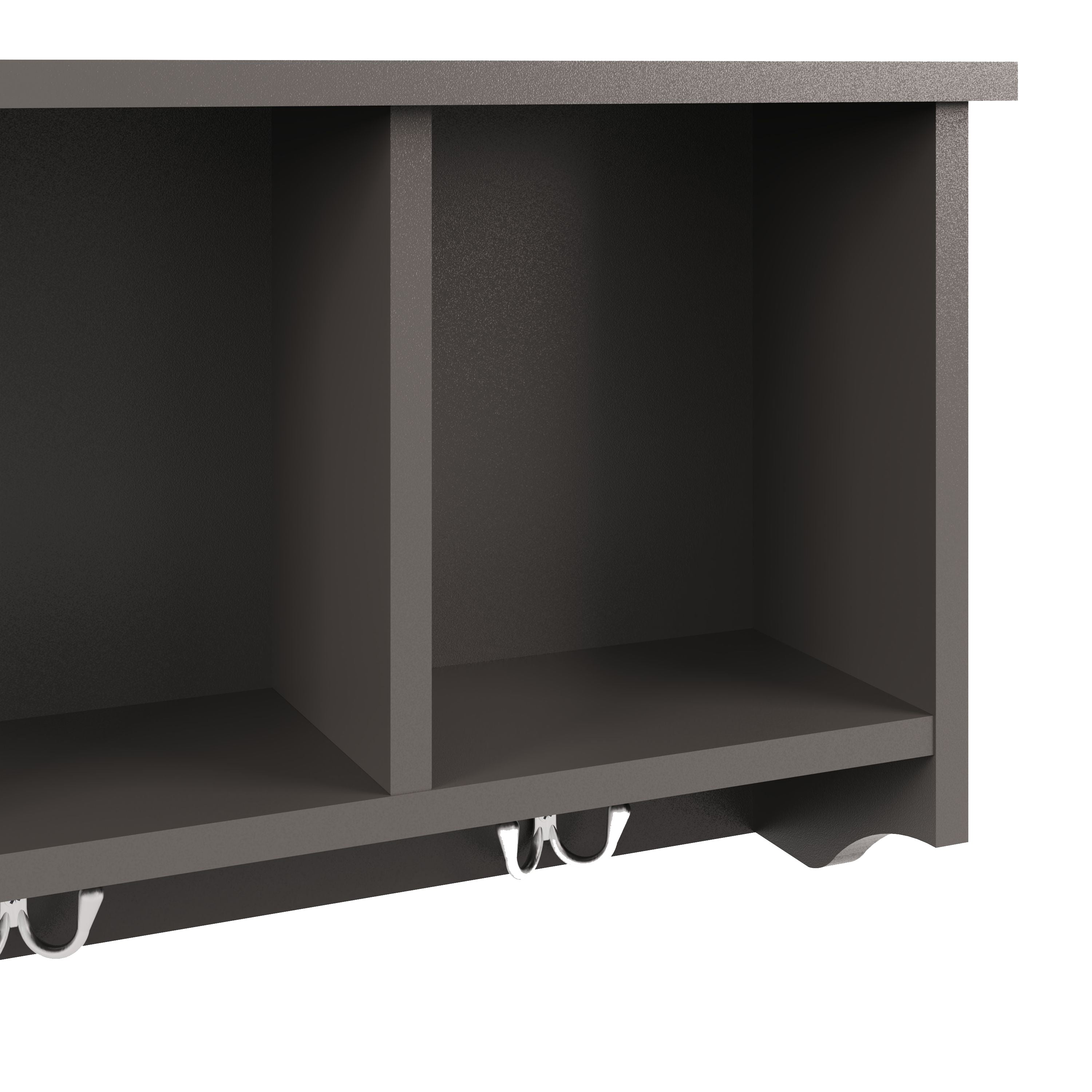 Kempton Wall Rack Grey