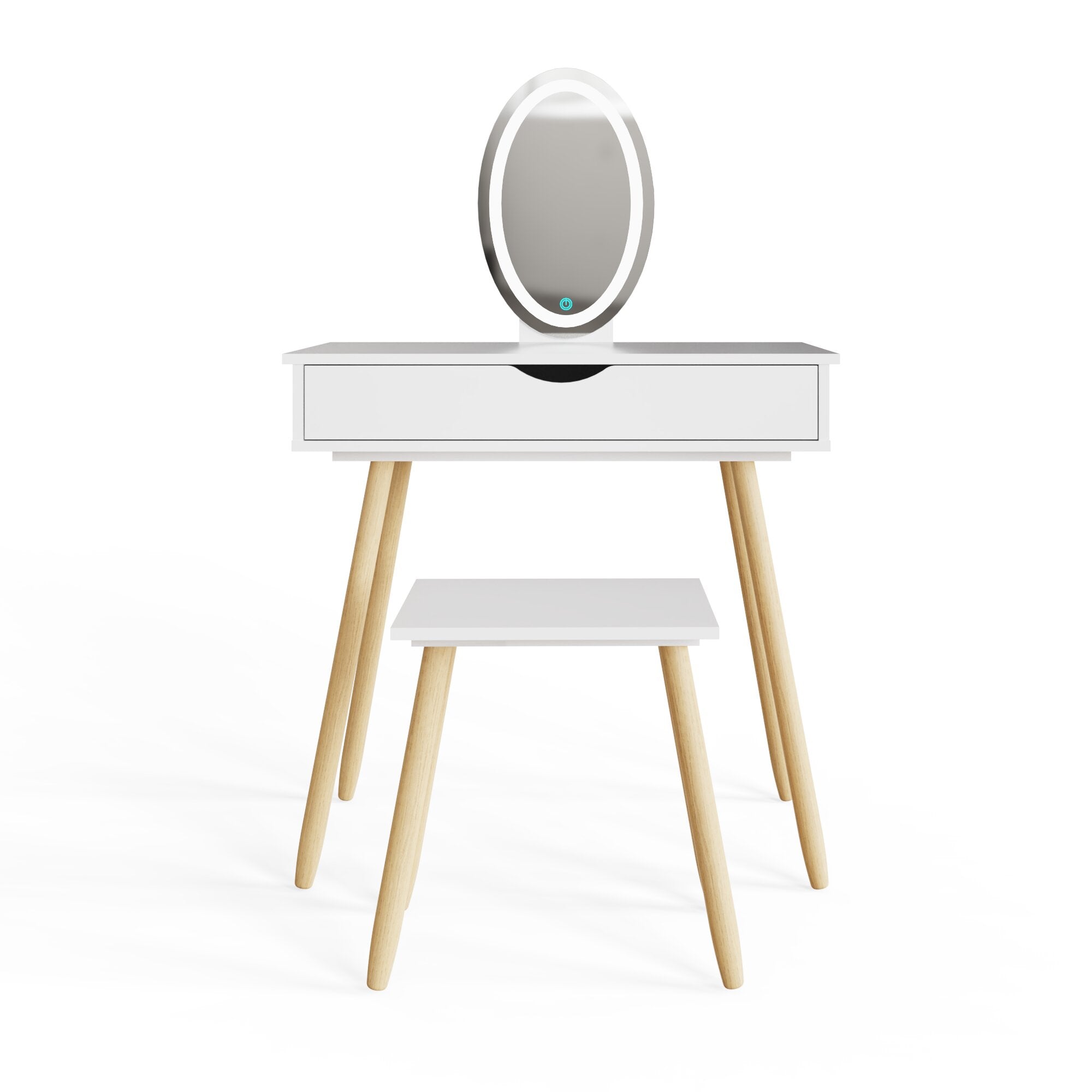 Signy Led Dressing Table With Stool