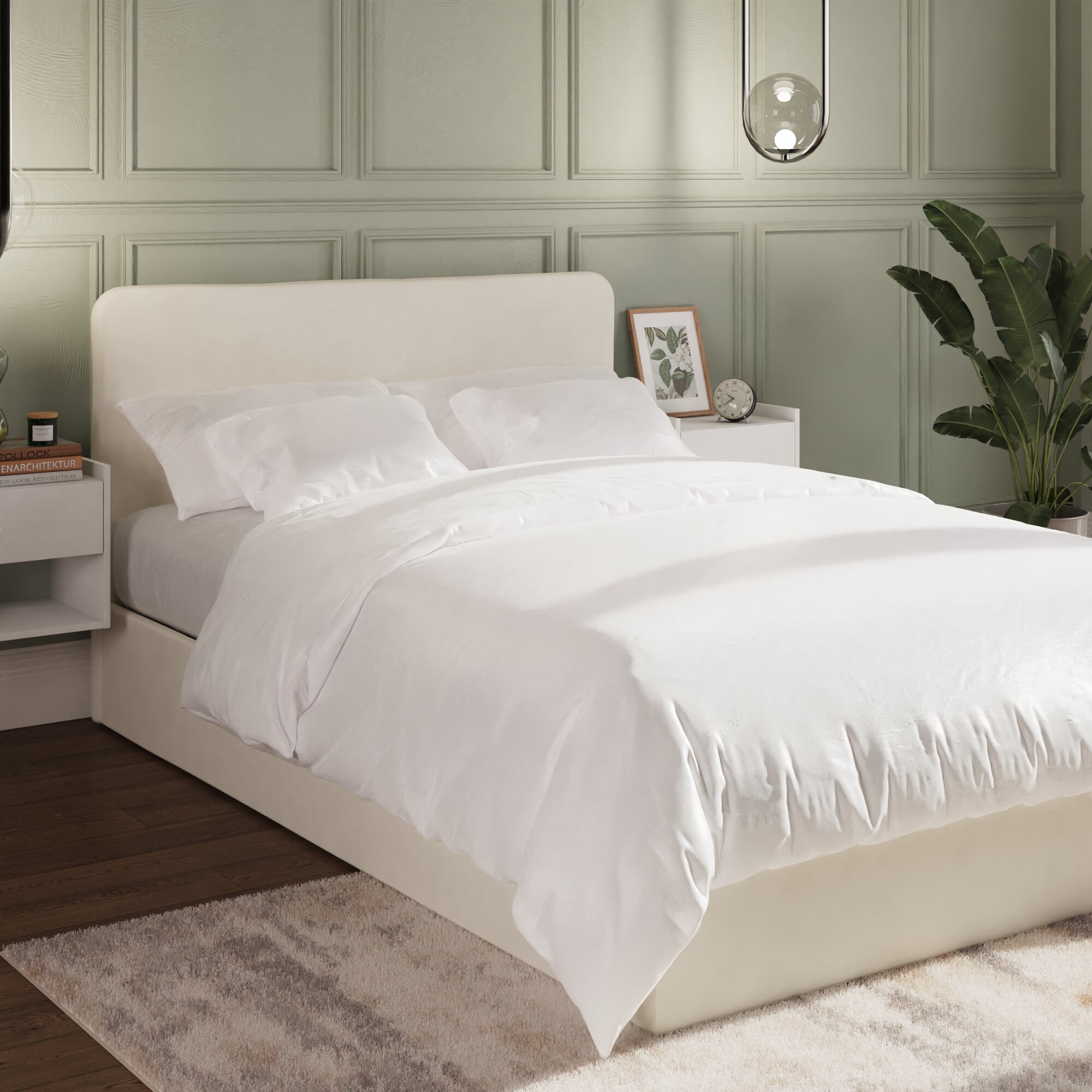 Chiswick Ottoman Bed Frame - Natural