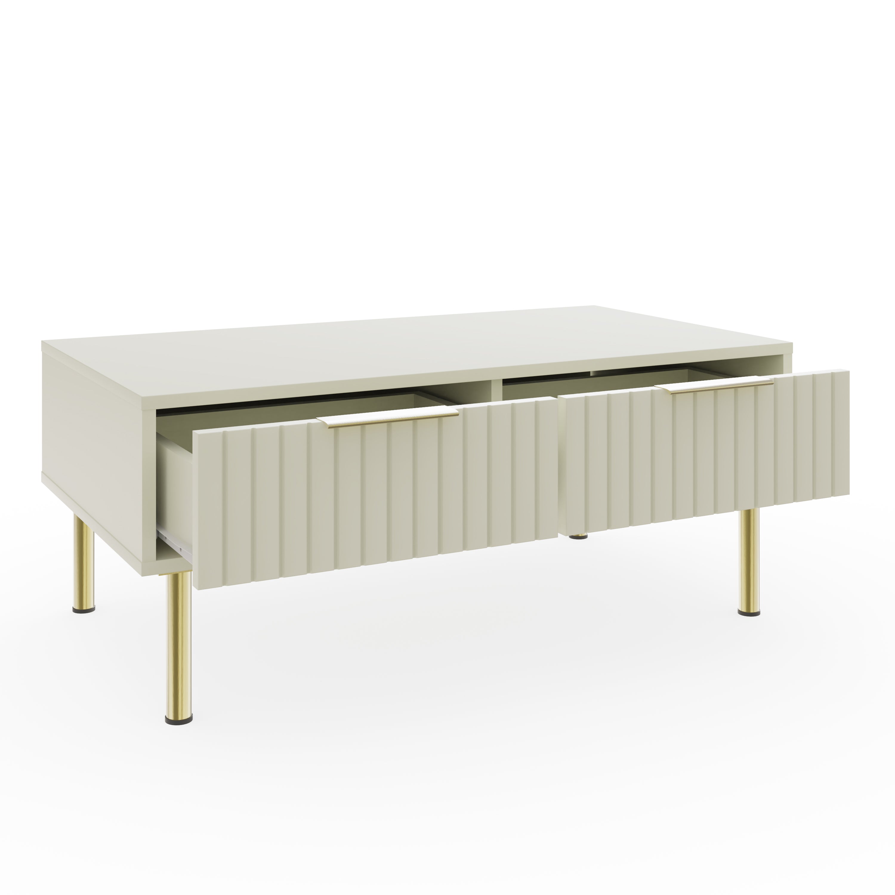 Nervata Coffee Table Ivory