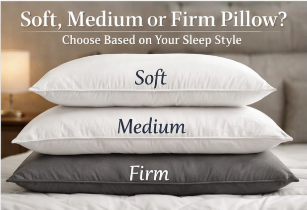 Soft, Medium or Firm Pillow — Choose Based on Your Sleep Style