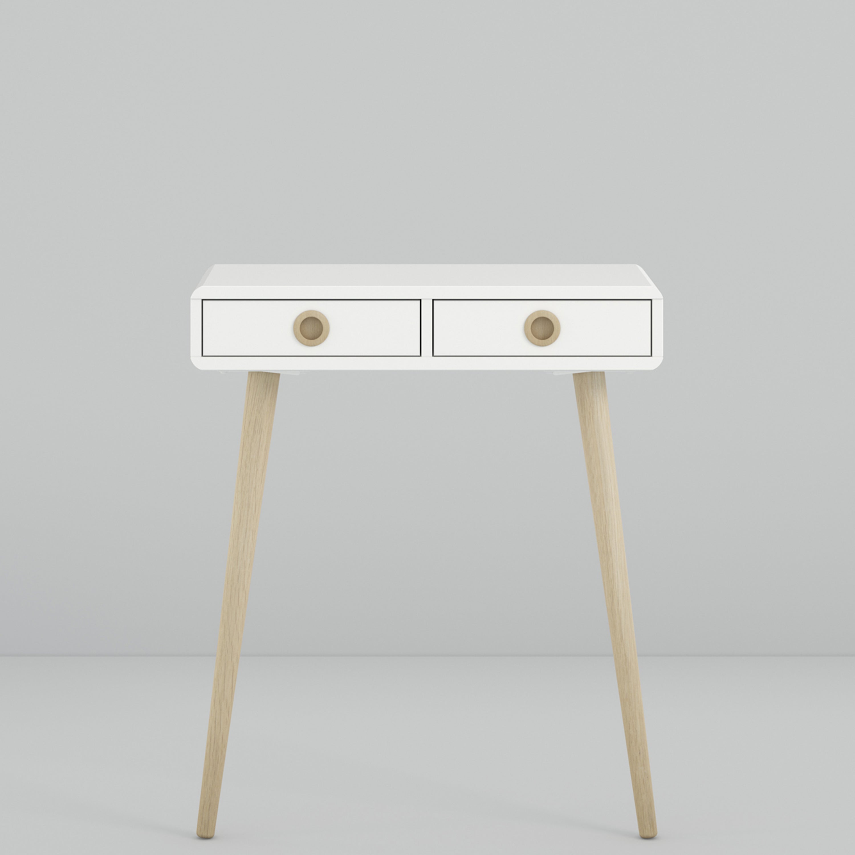 Softline Low Hall Table in Off White