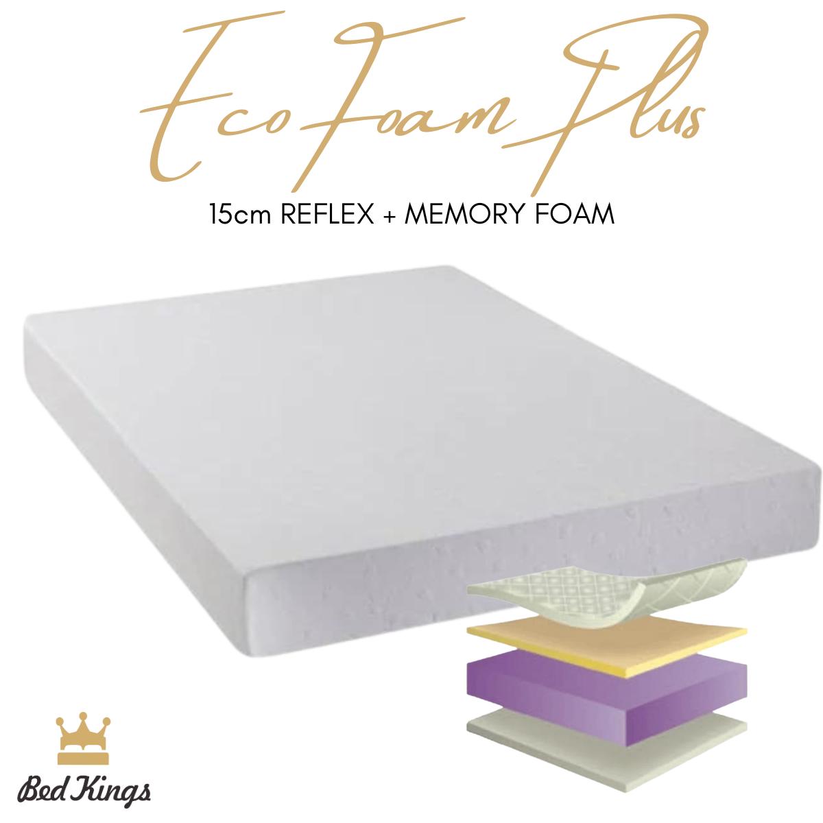 Eco Foam Plus Mattress 15cm Depth - For Bunk Beds & Day Beds
