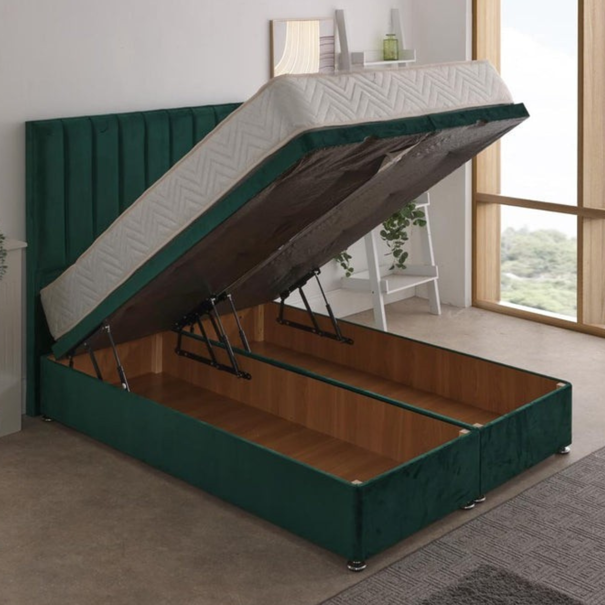 Premium Ottoman Storage Divan Bed (End Lift)